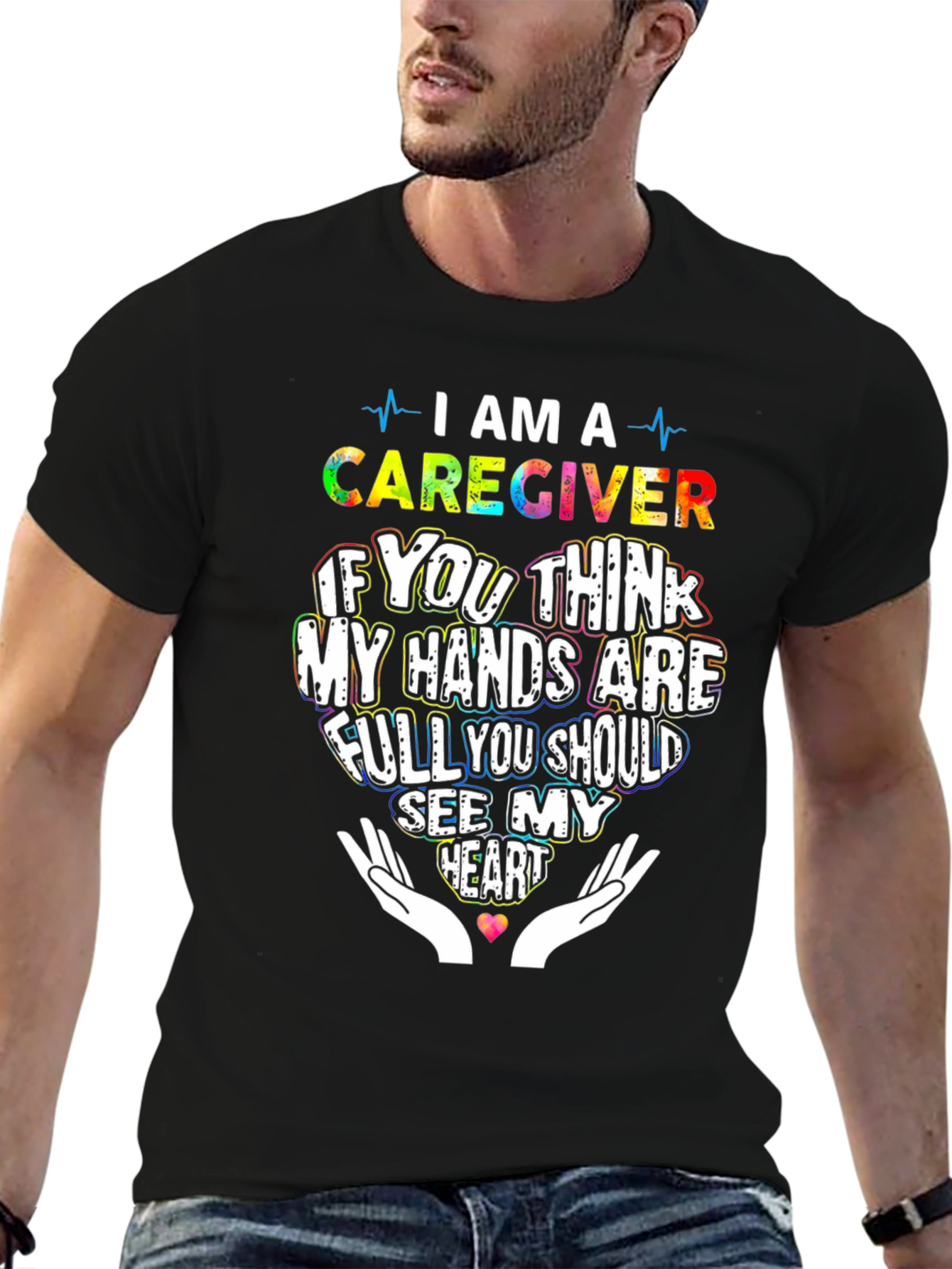 Caregiver Heart T-Shirt
