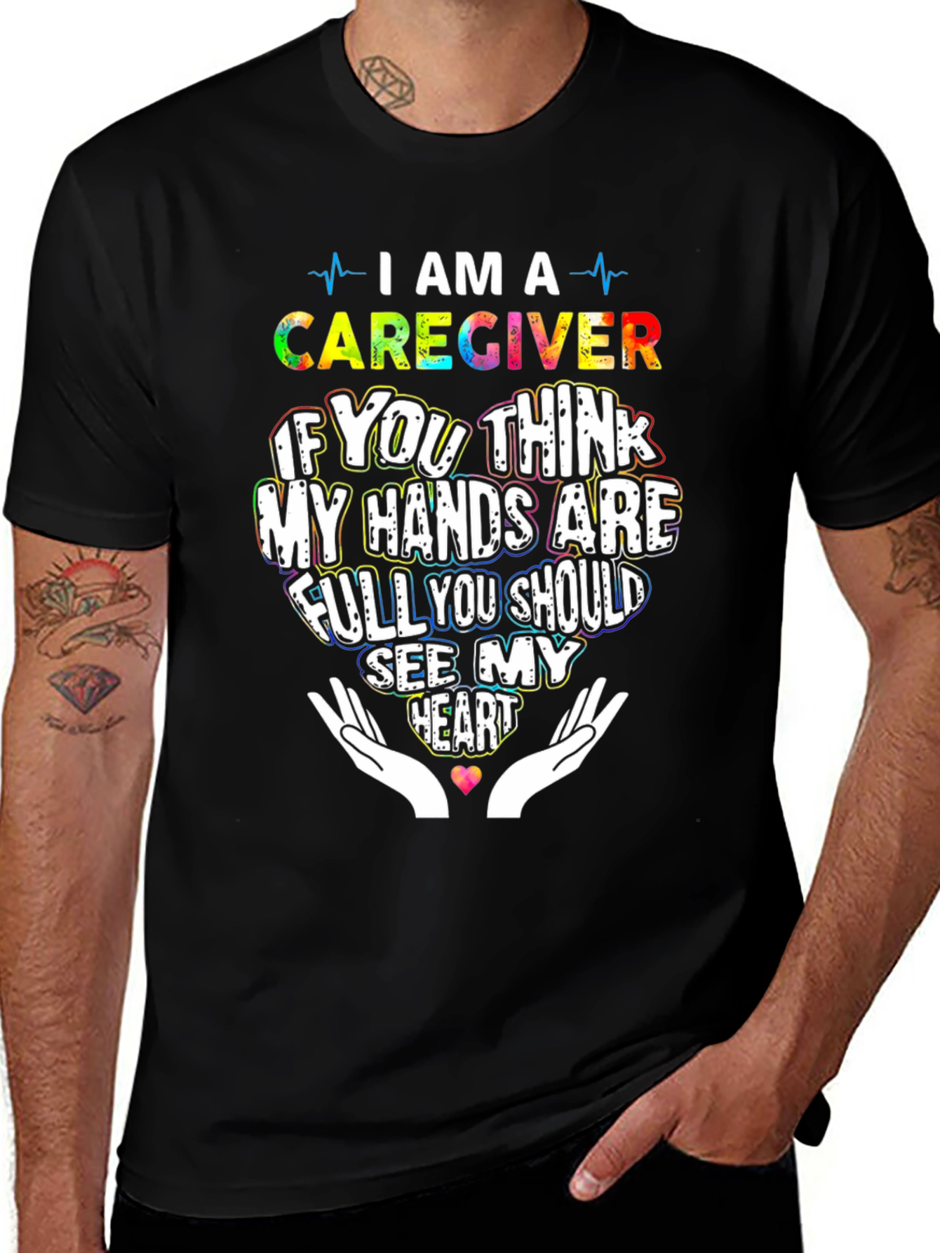 Caregiver Heart T-Shirt