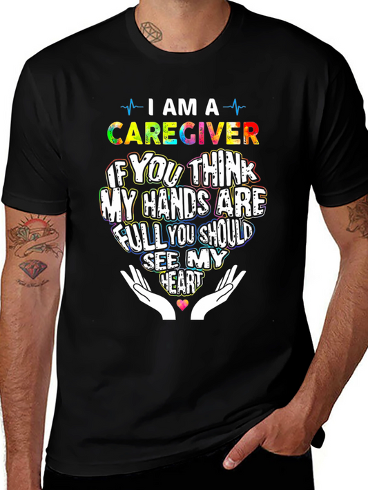 Caregiver Heart T-Shirt