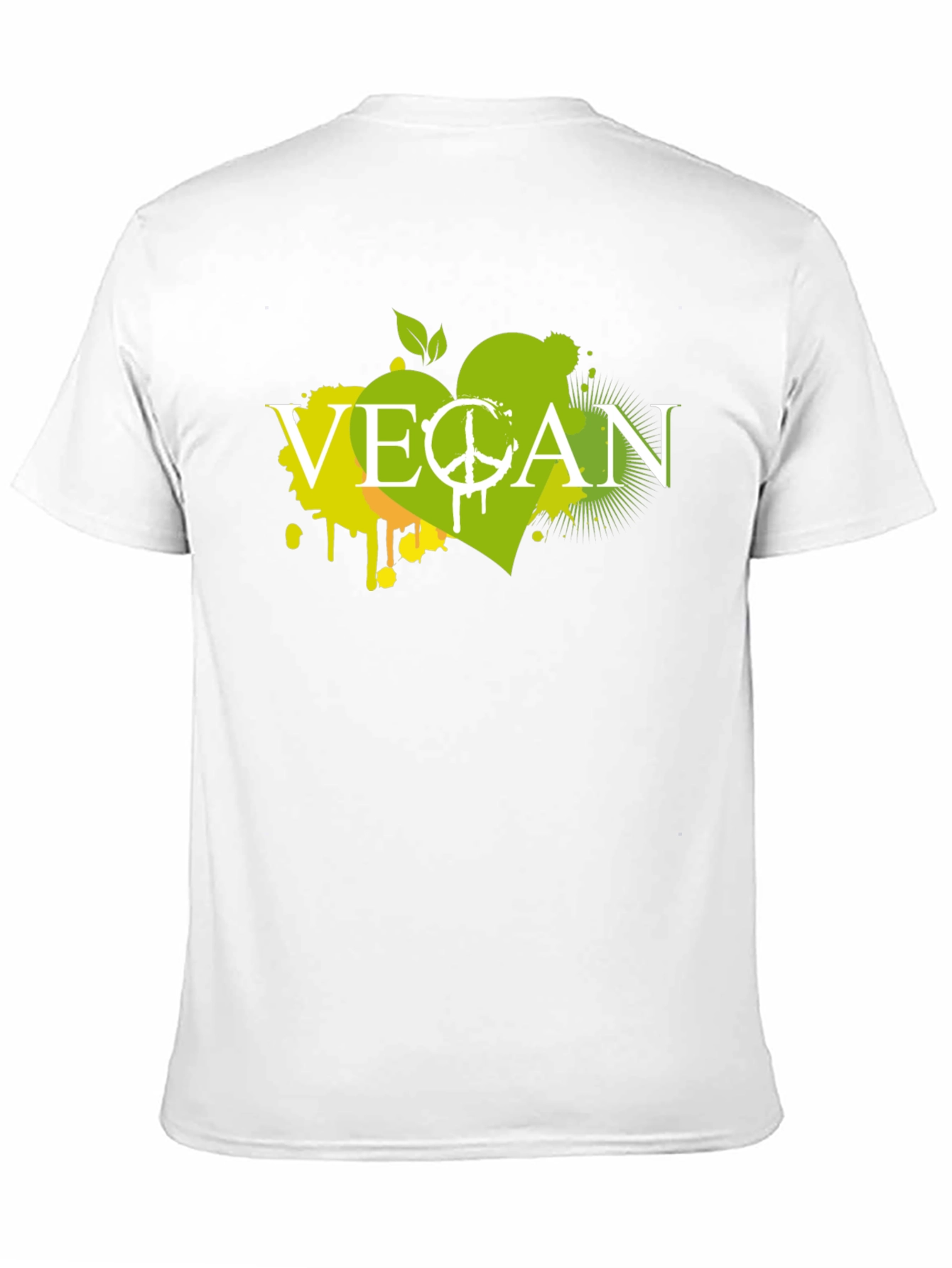 Vegan Graphic Tee - Peace & Love Lifestyle Shirt