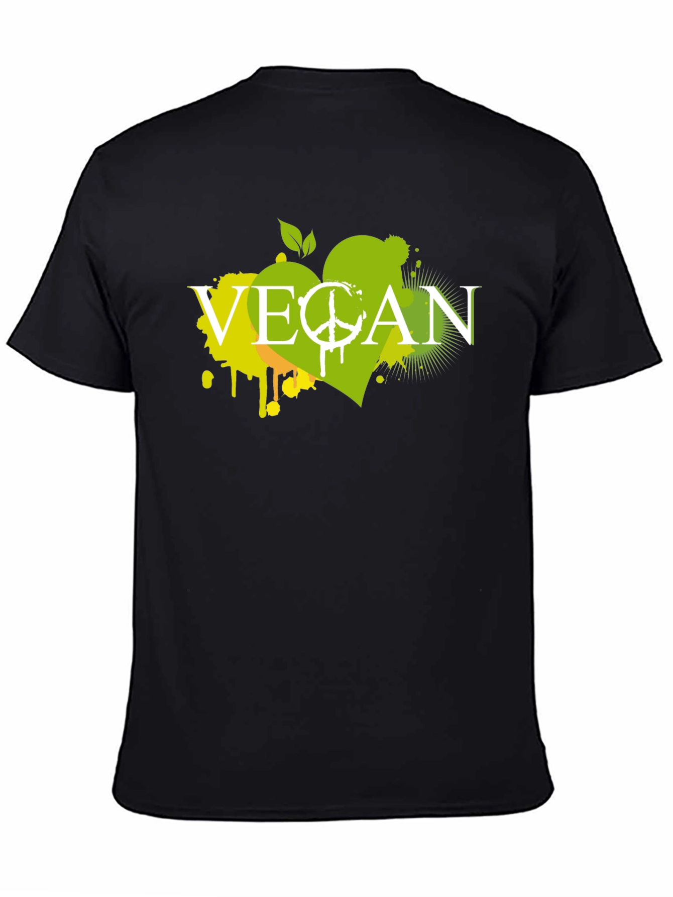 Vegan Graphic Tee - Peace & Love Lifestyle Shirt