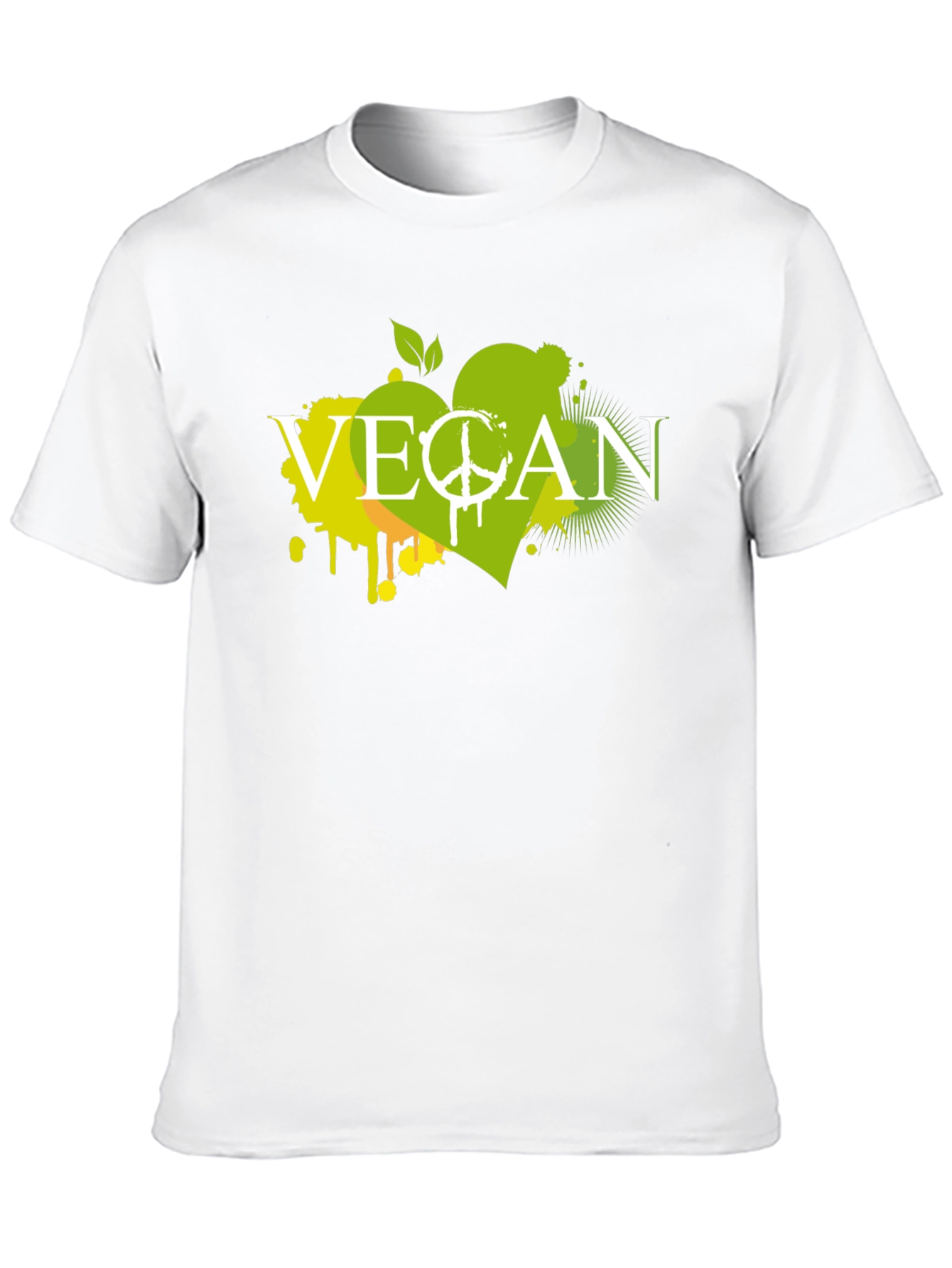 Vegan Graphic Tee - Peace & Love Lifestyle Shirt