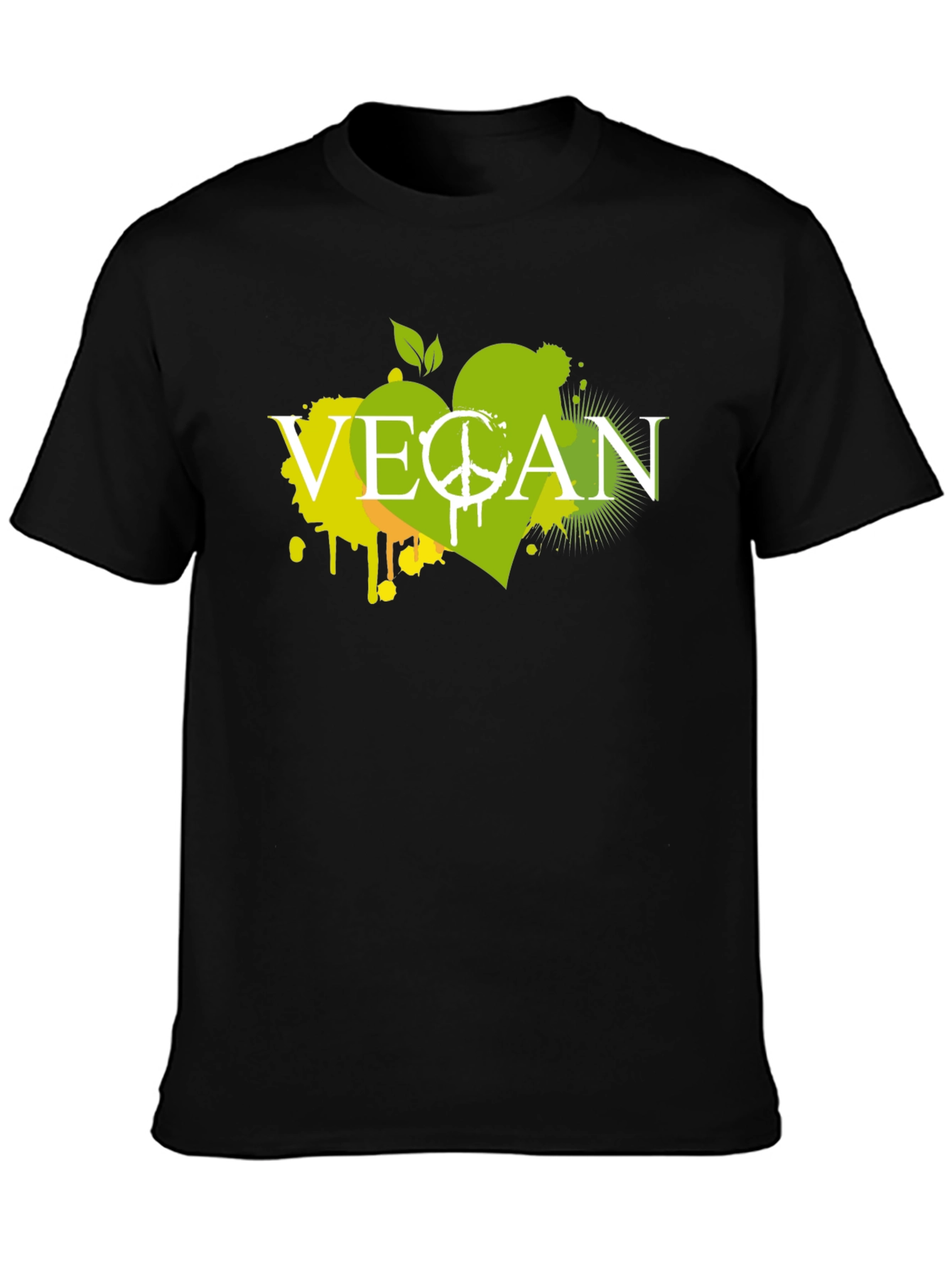 Vegan Graphic Tee - Peace & Love Lifestyle Shirt