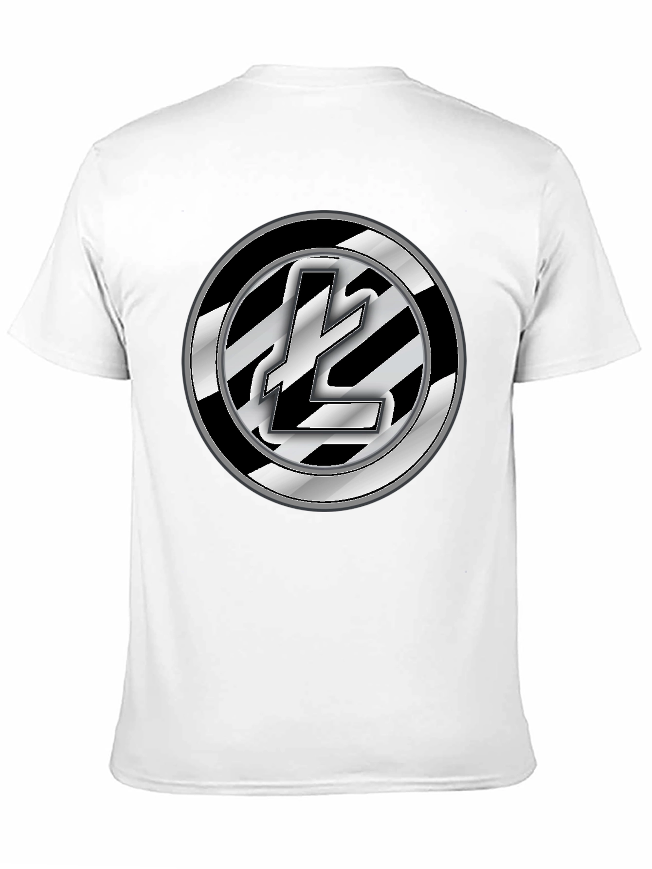 Litecoin Logo Black T-Shirt Crypto Fashion Tee