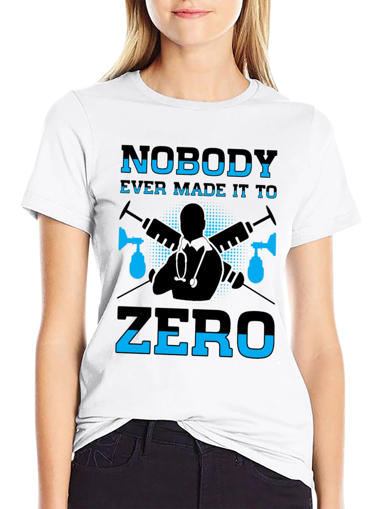 Nobody Ever Made It To Zero Graphic T-Shirt