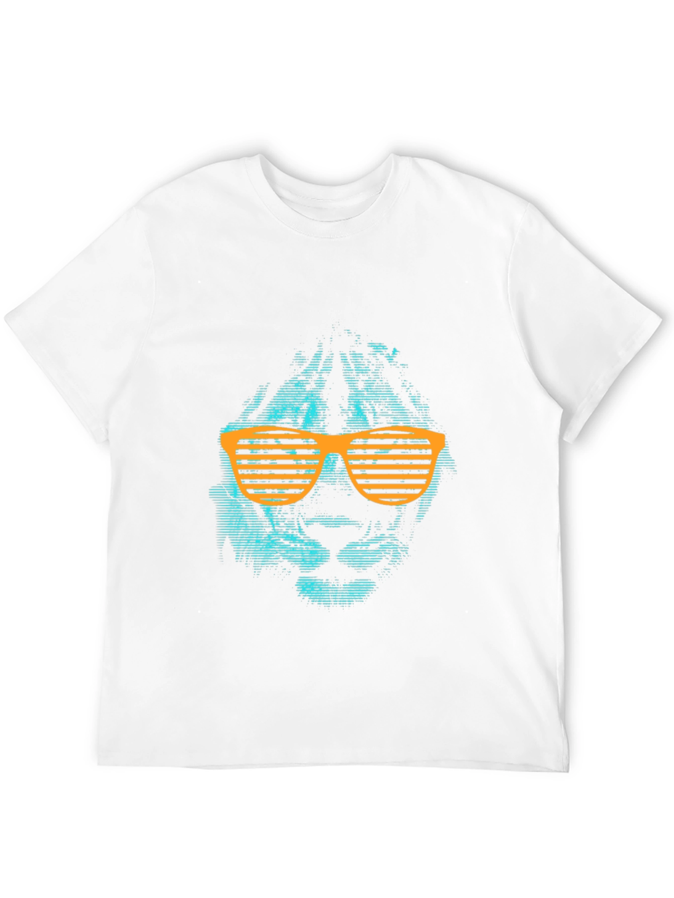 Cool Cat Graphic Tee - Trendy Animal Print Shirt