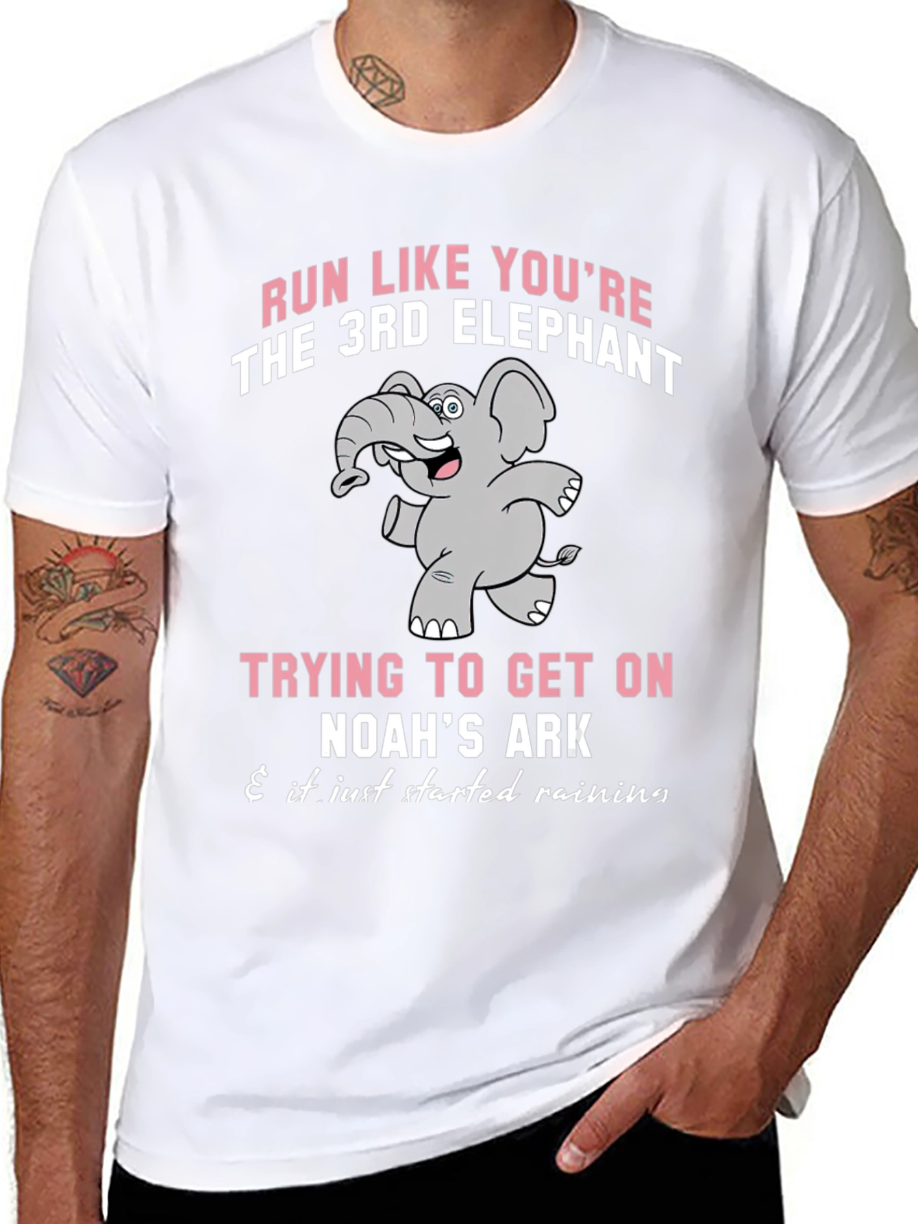 Run Like Youre the 3rd Elephant T-Shirt