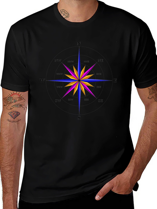 Compass Rose Graphic T-Shirt