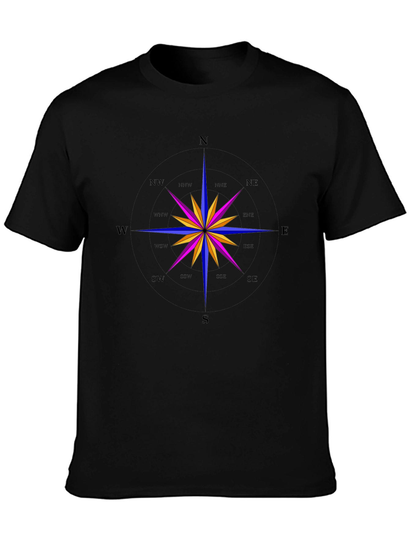 Compass Rose Graphic T-Shirt