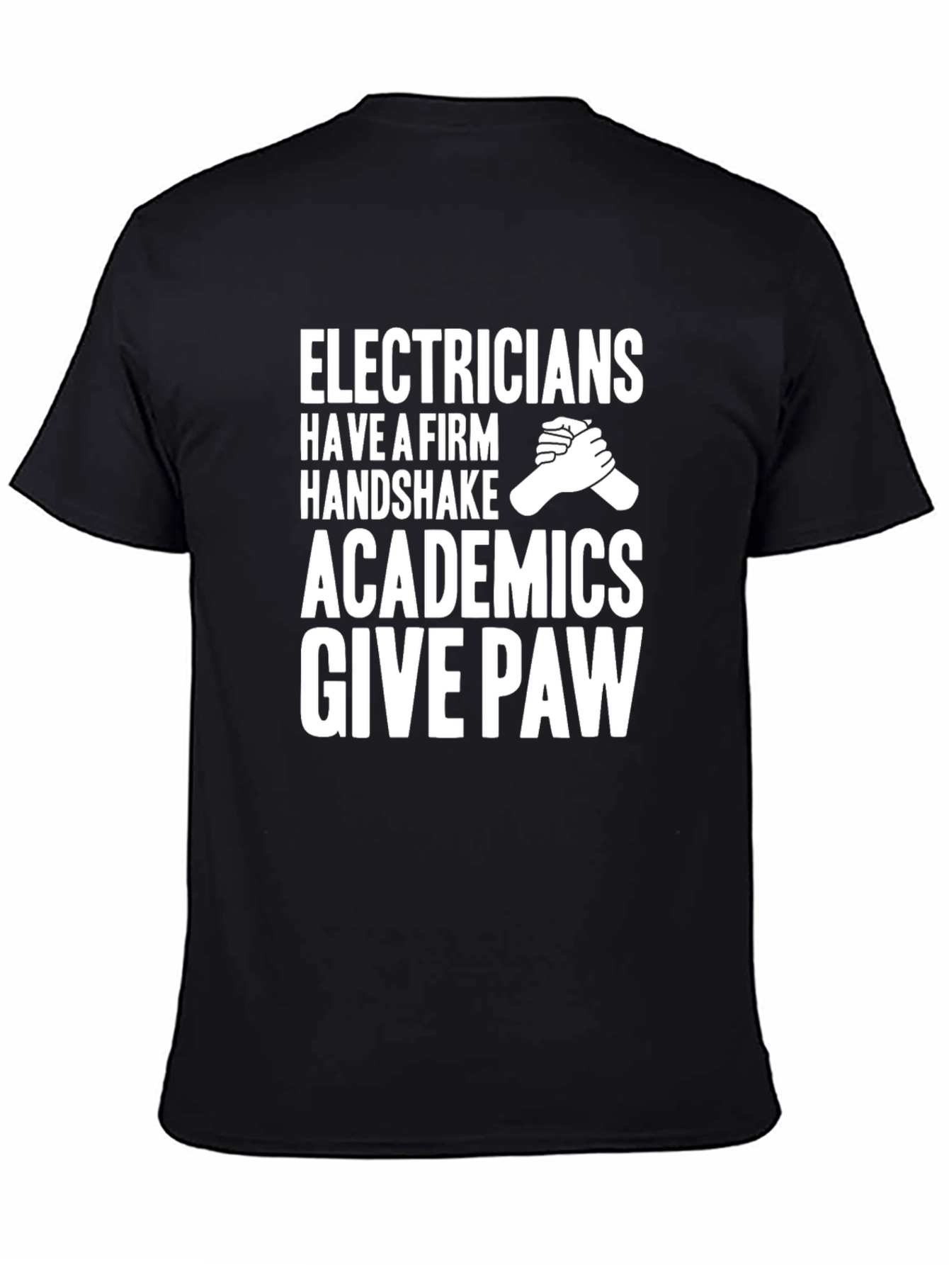 Electricians Handshake Graphic T-Shirt