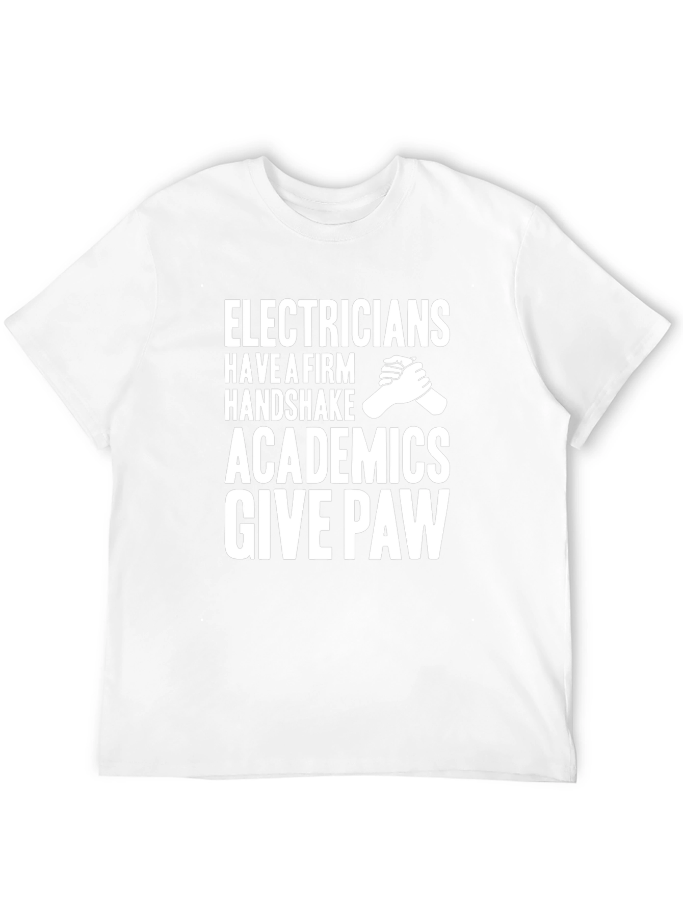 Electricians Handshake Graphic T-Shirt