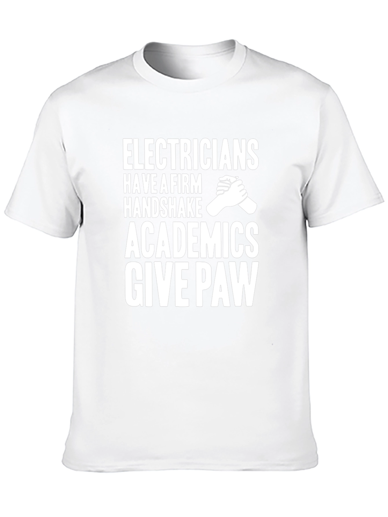 Electricians Handshake Graphic T-Shirt