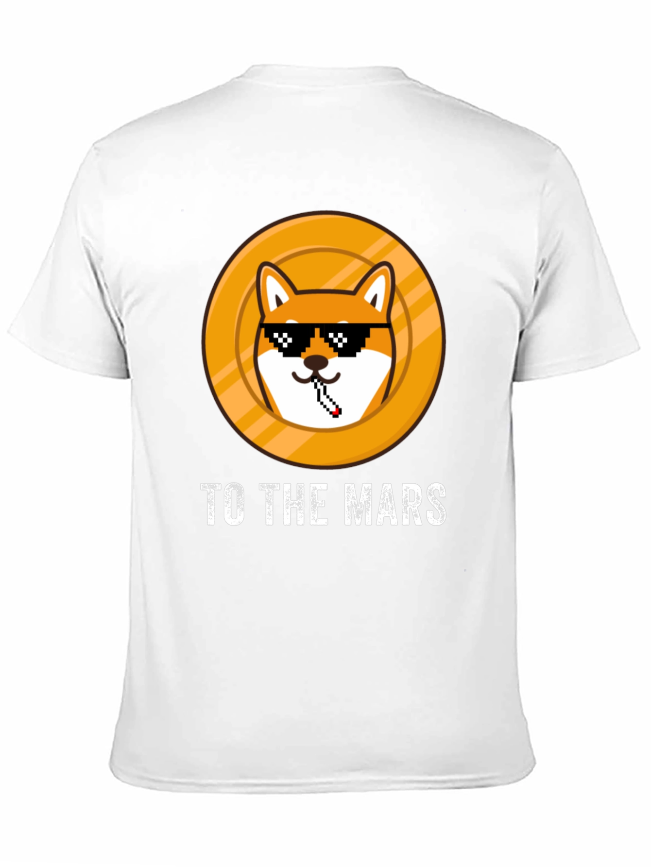 Doge To The Mars Black T-Shirt