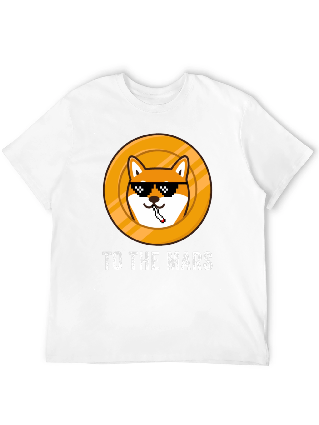 Doge To The Mars Black T-Shirt