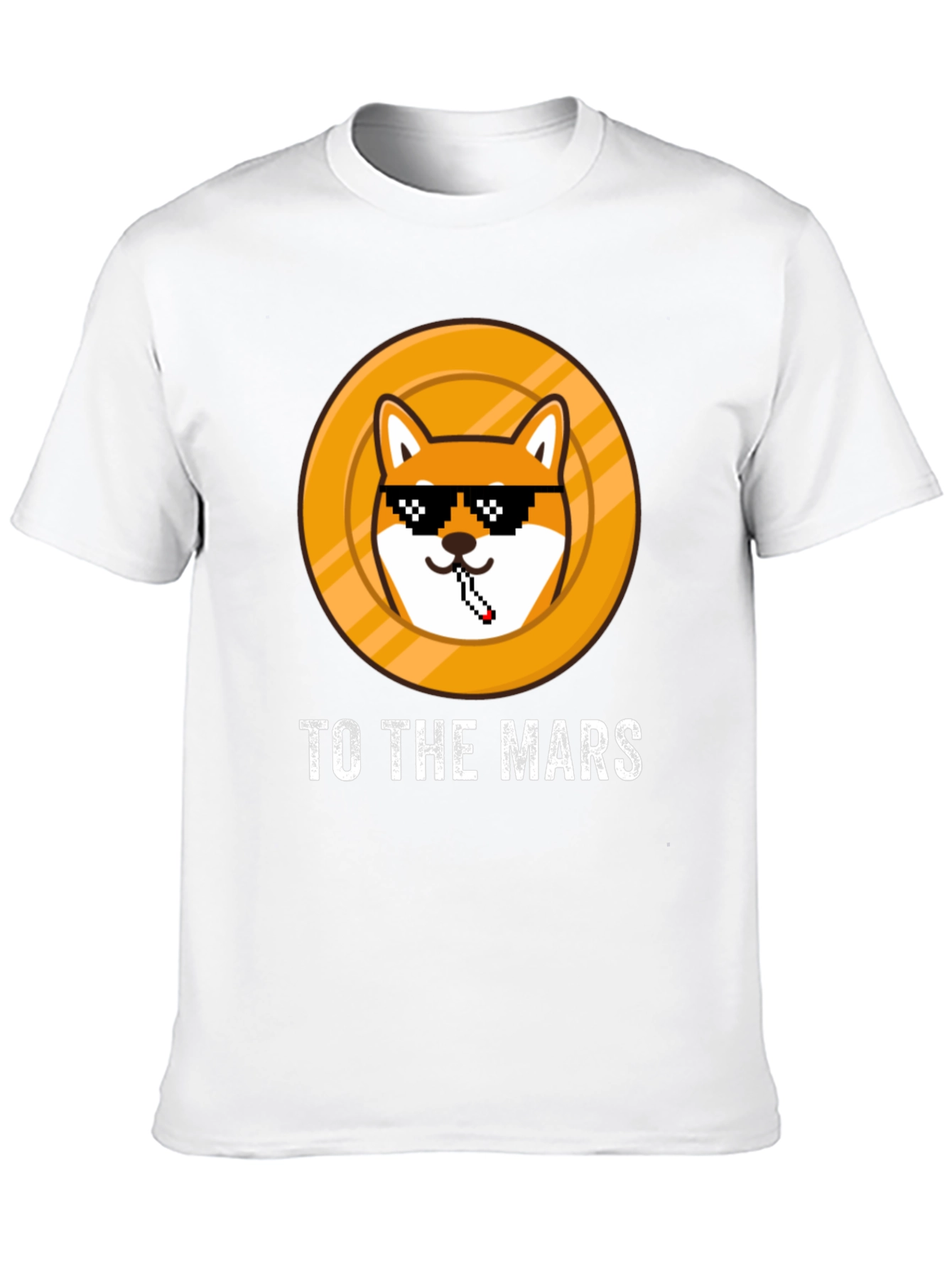 Doge To The Mars Black T-Shirt