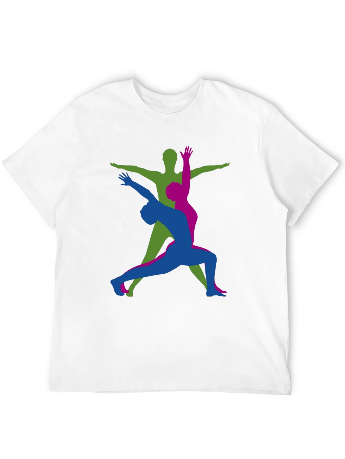 Yoga Pose Graphic Tee - Trendy Design