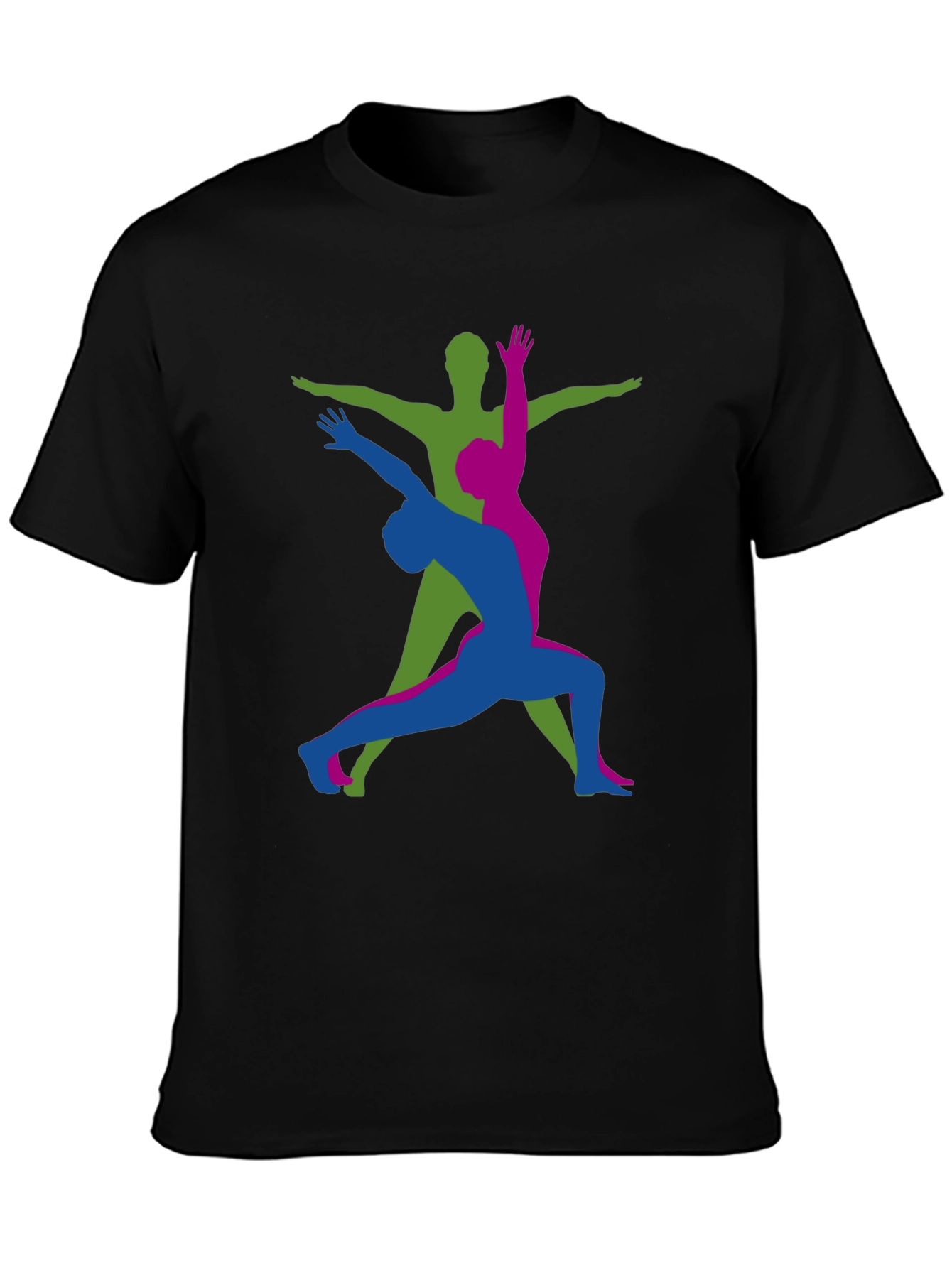 Yoga Pose Graphic Tee - Trendy Design