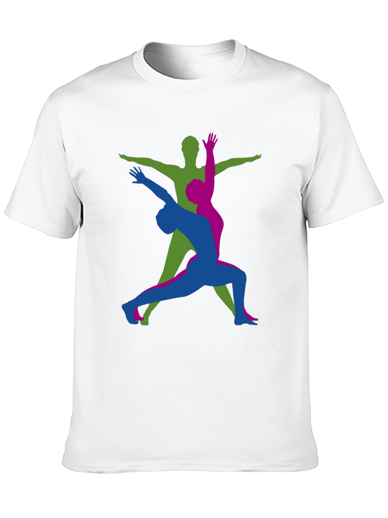 Yoga Pose Graphic Tee - Trendy Design