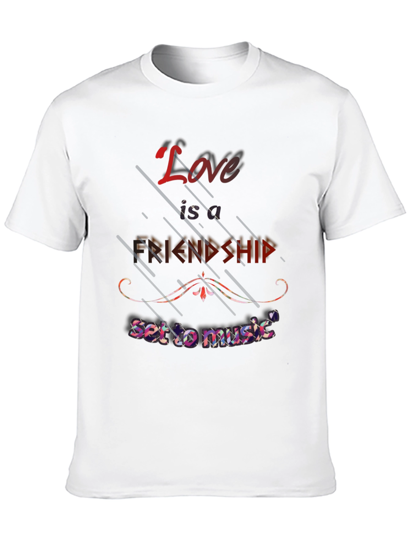 Love Friendship Music T-Shirt