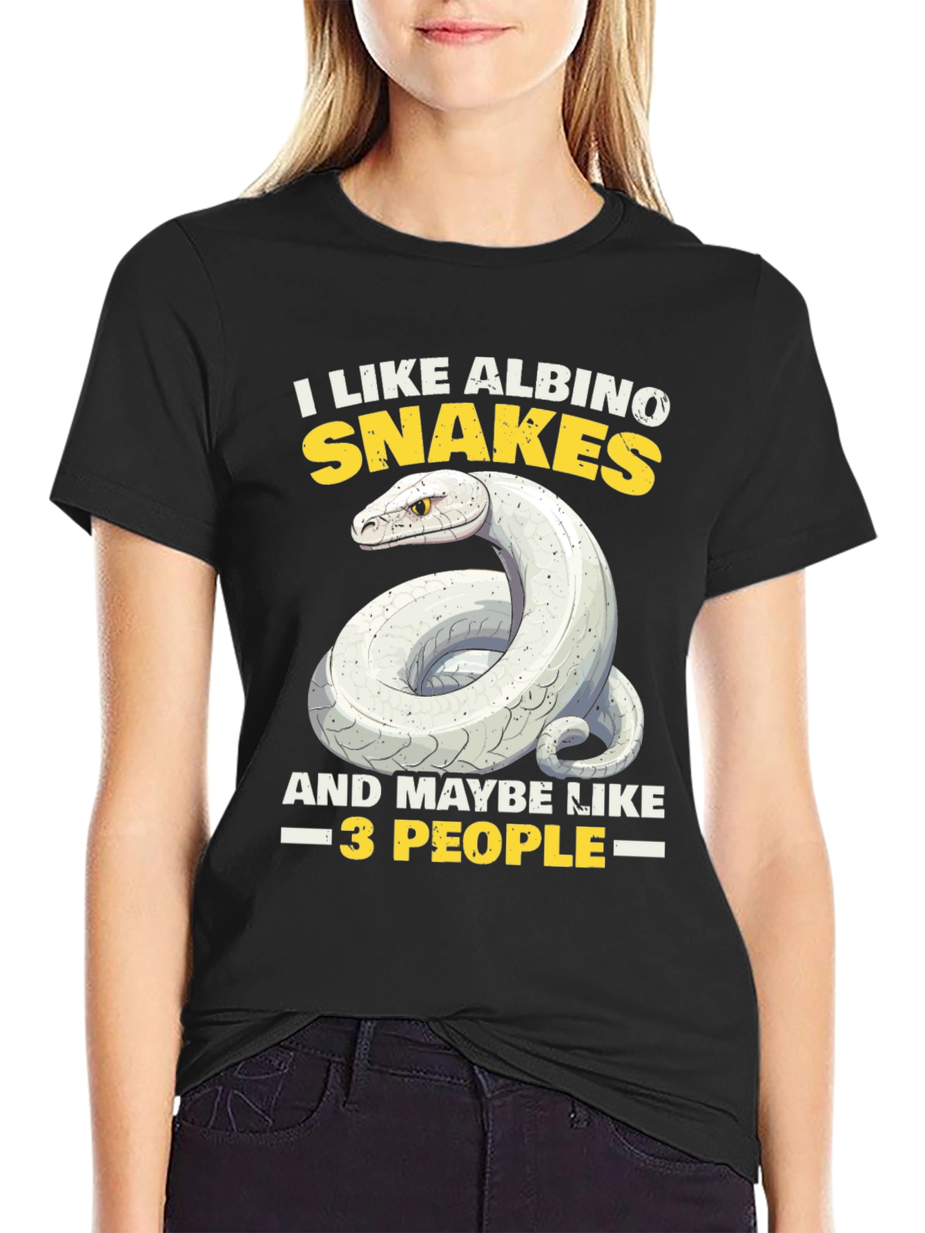 Albino Snake Lover T-Shirt