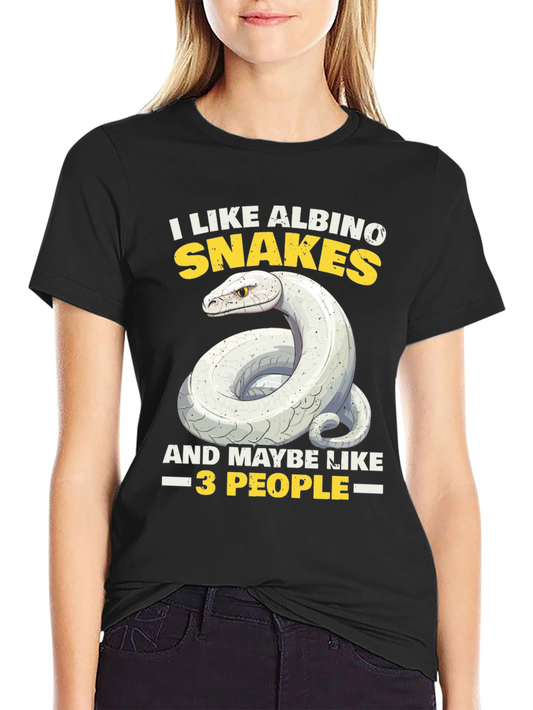 Albino Snake Lover T-Shirt