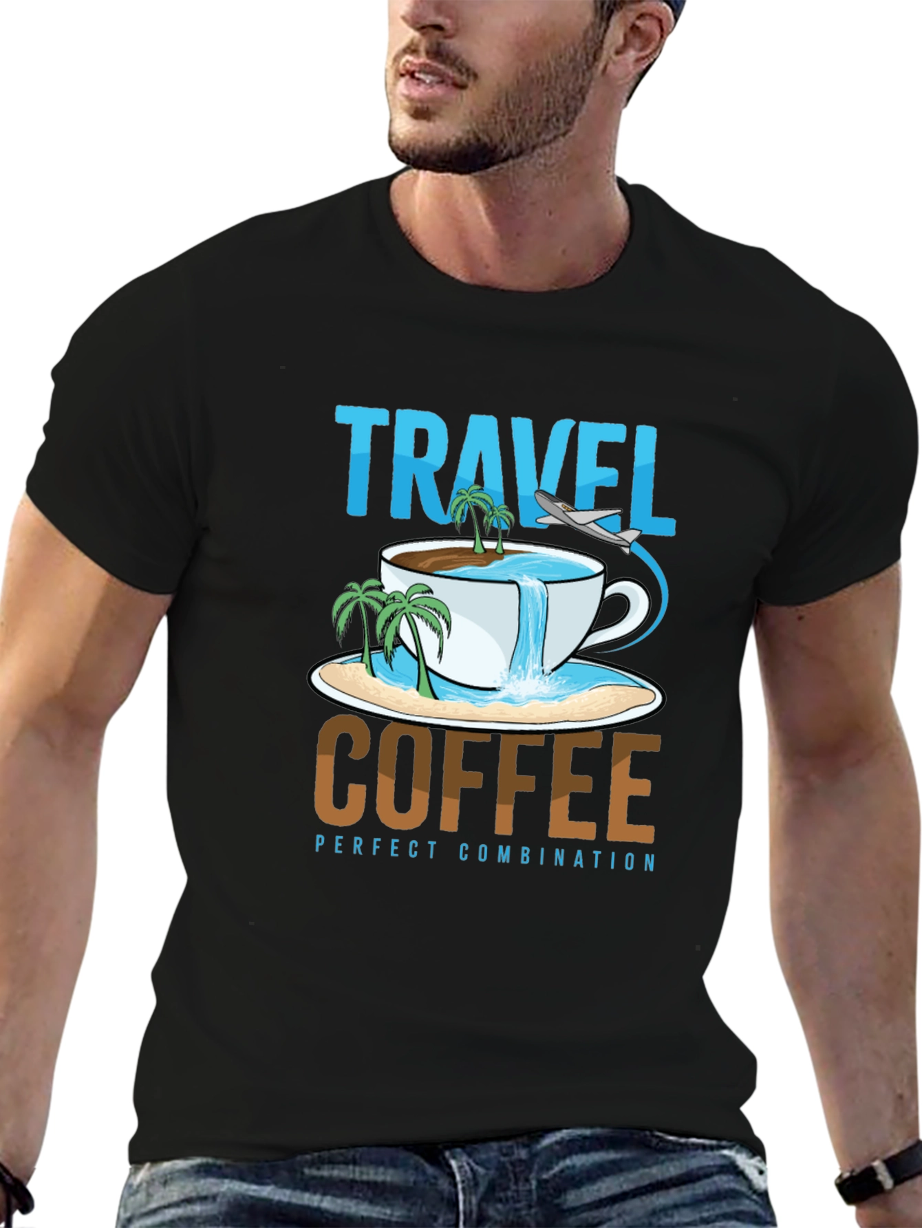 Travel Coffee T-Shirt - Perfect Combination Tee