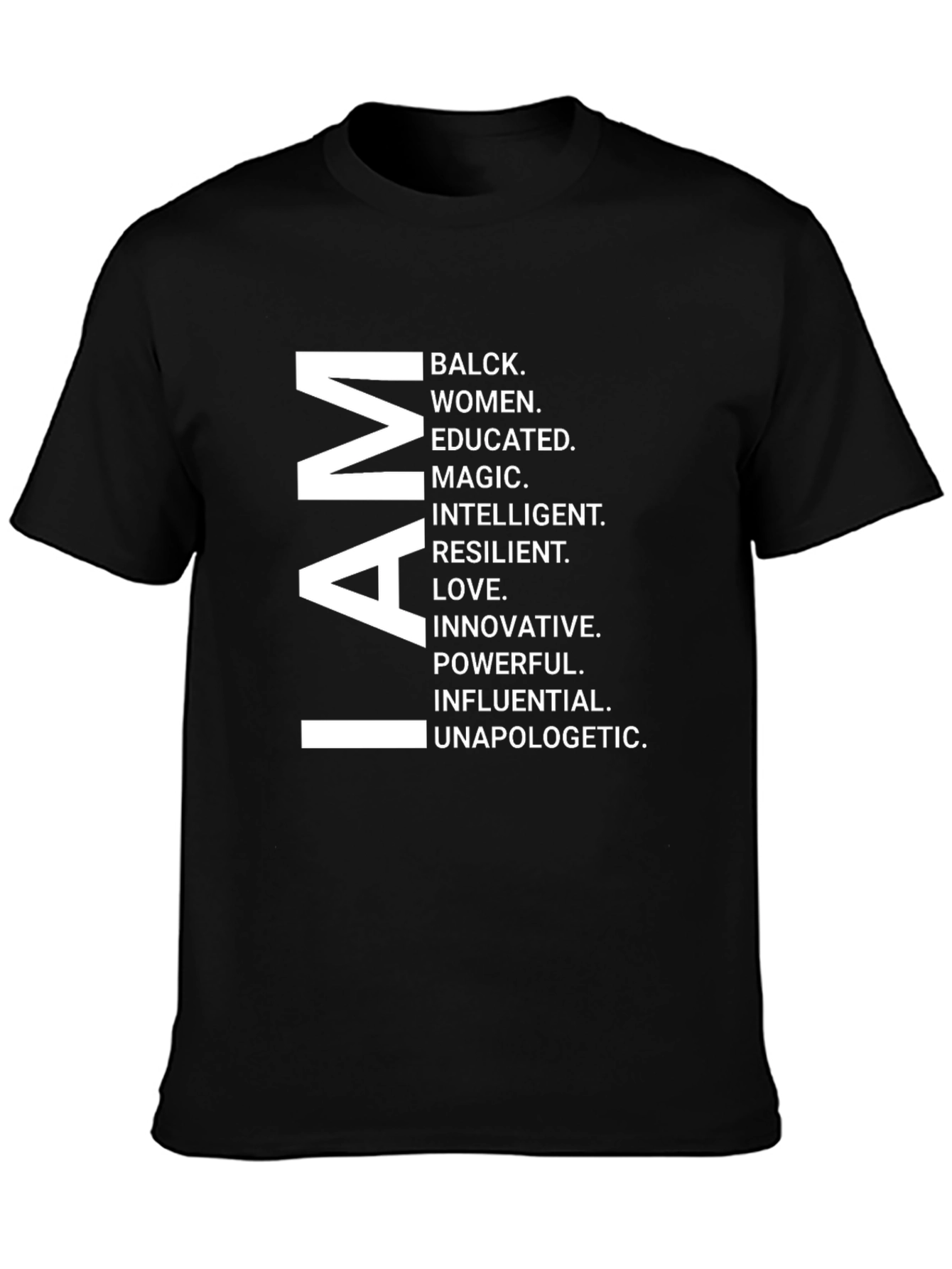 I AM Black Womans Empowerment T-Shirt