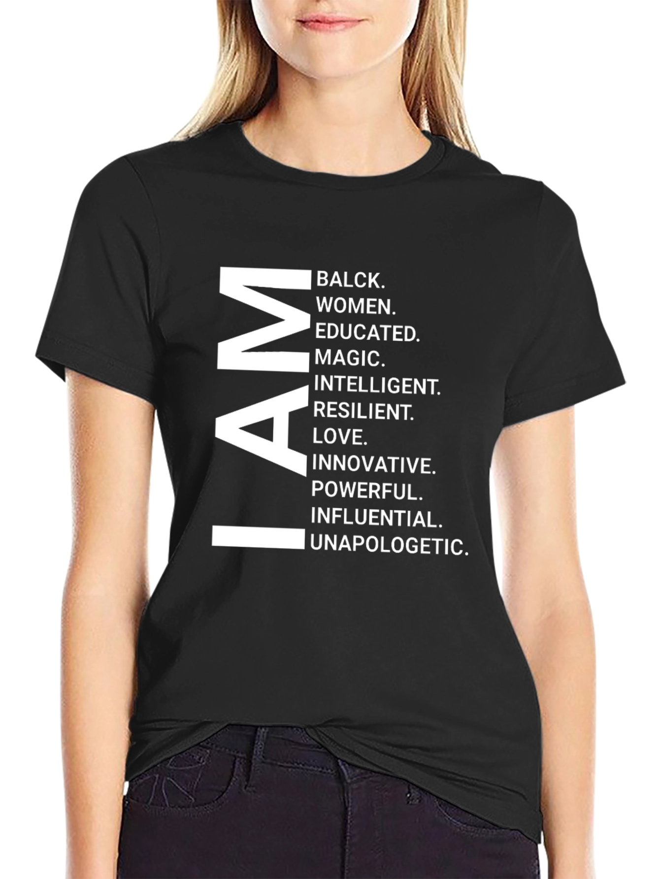 I AM Black Womans Empowerment T-Shirt
