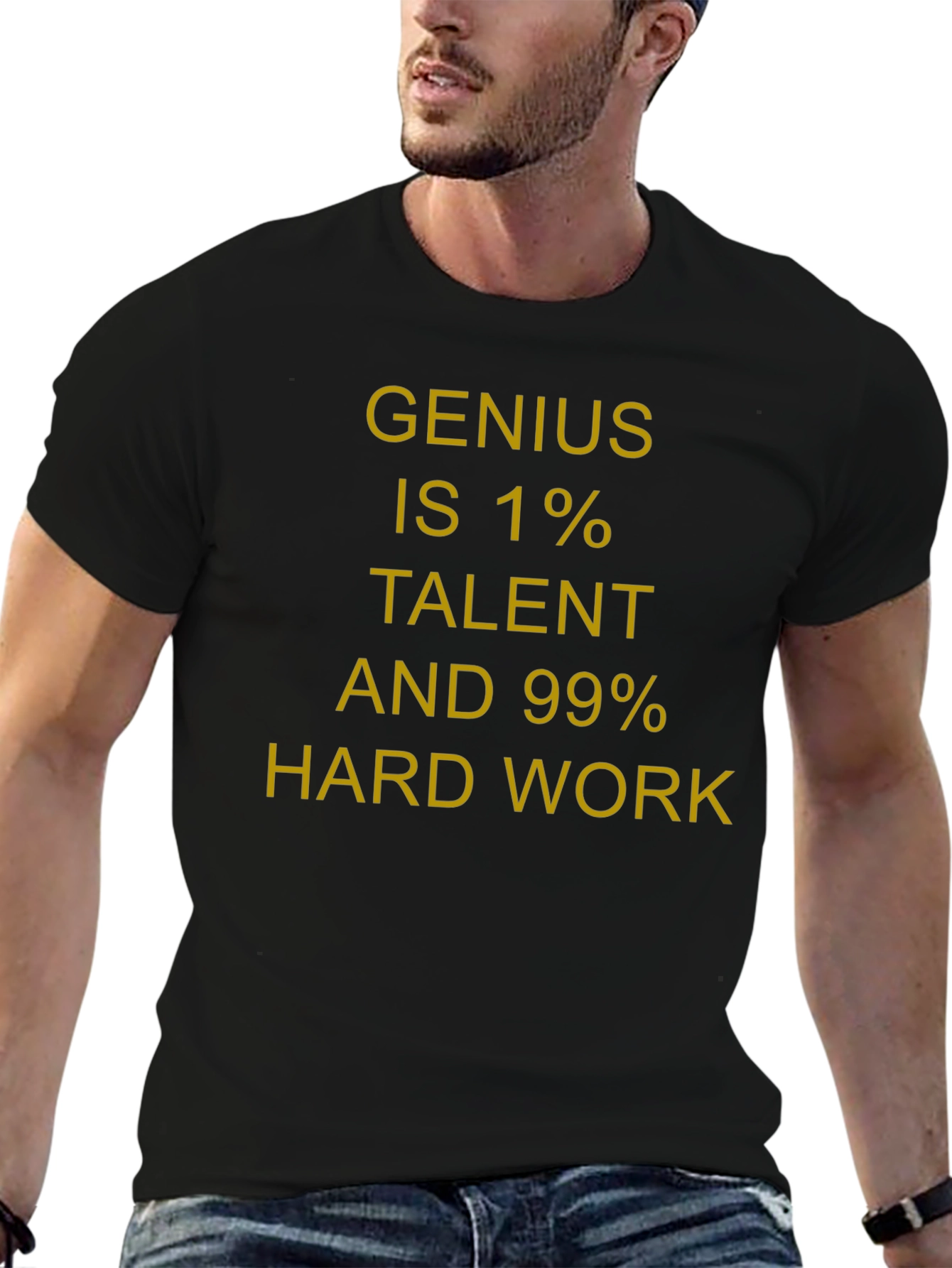 Genius 1% Talent 99% Hard Work T-Shirt