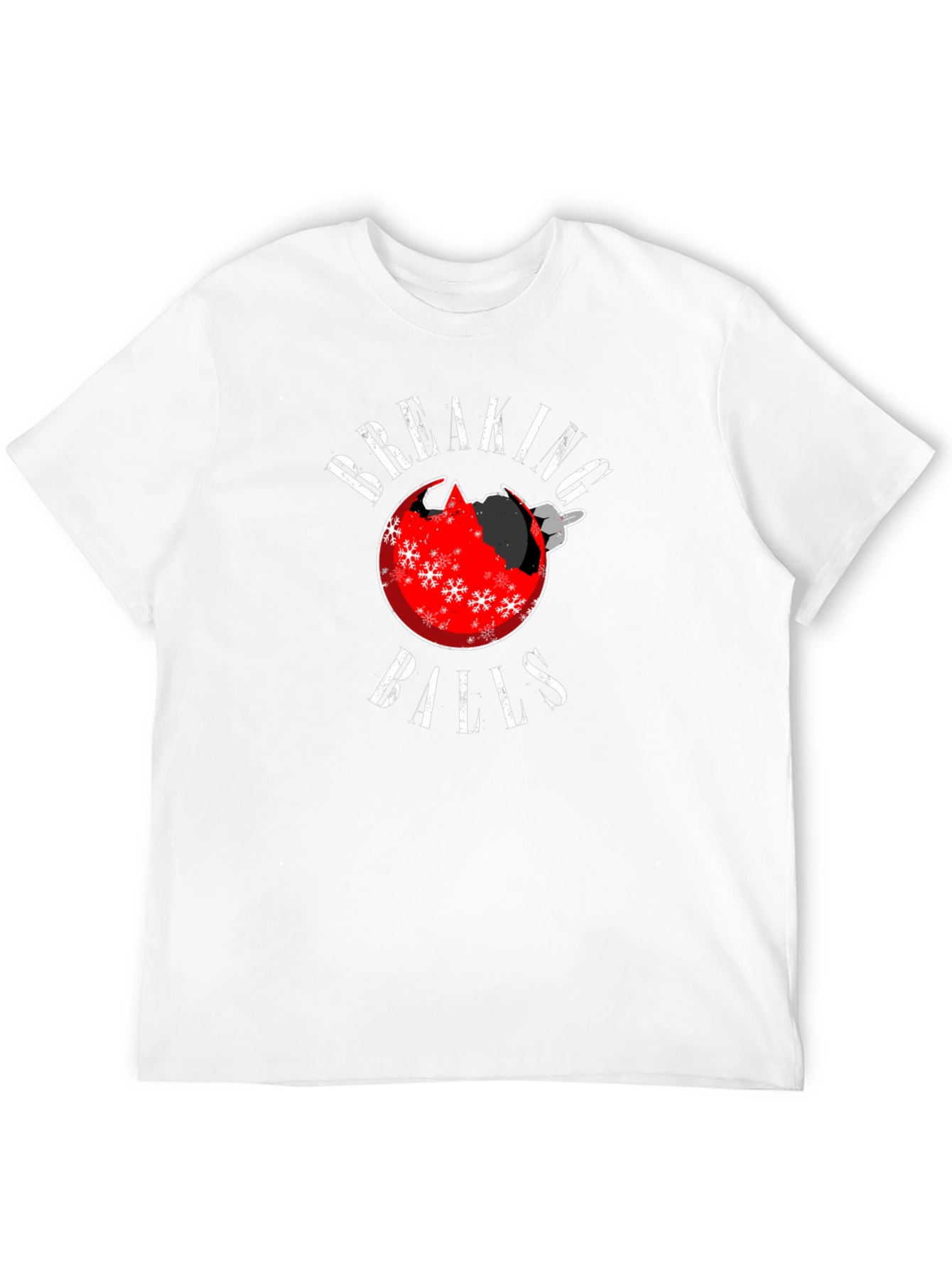 Breaking Balls Christmas Ornament Humor T-Shirt