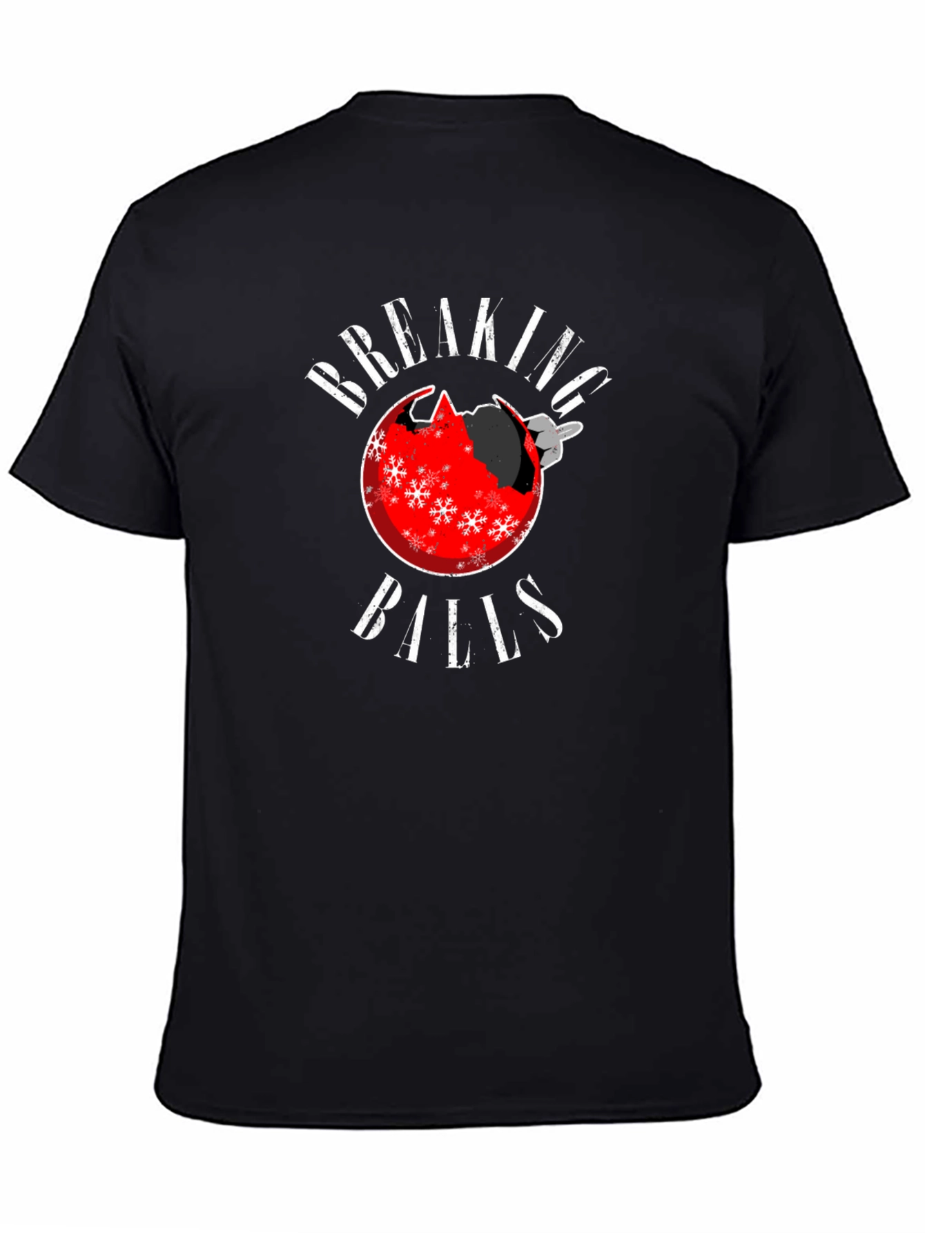 Breaking Balls Christmas Ornament Humor T-Shirt