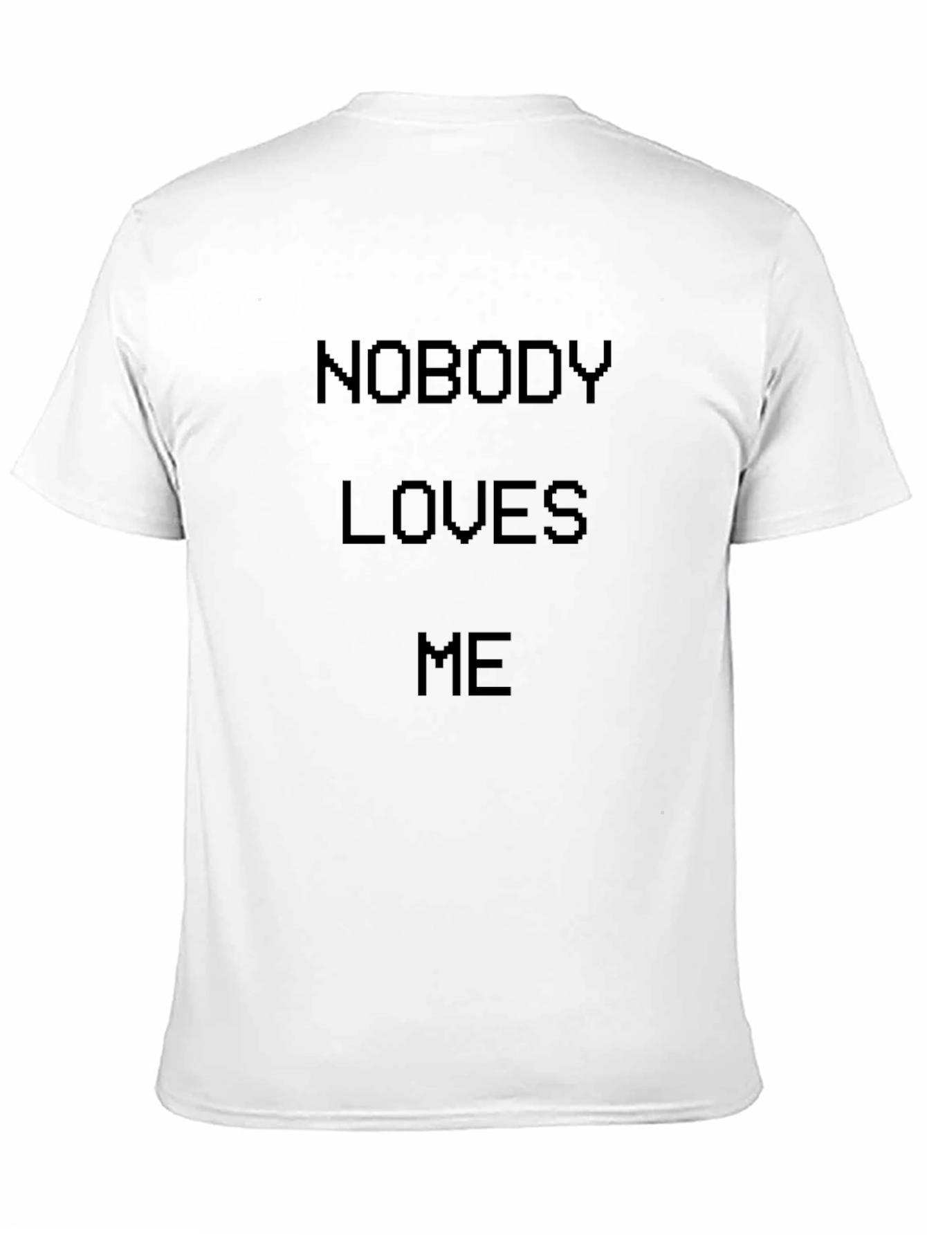 Nobody Loves Me Graphic T-Shirt - Black Tee