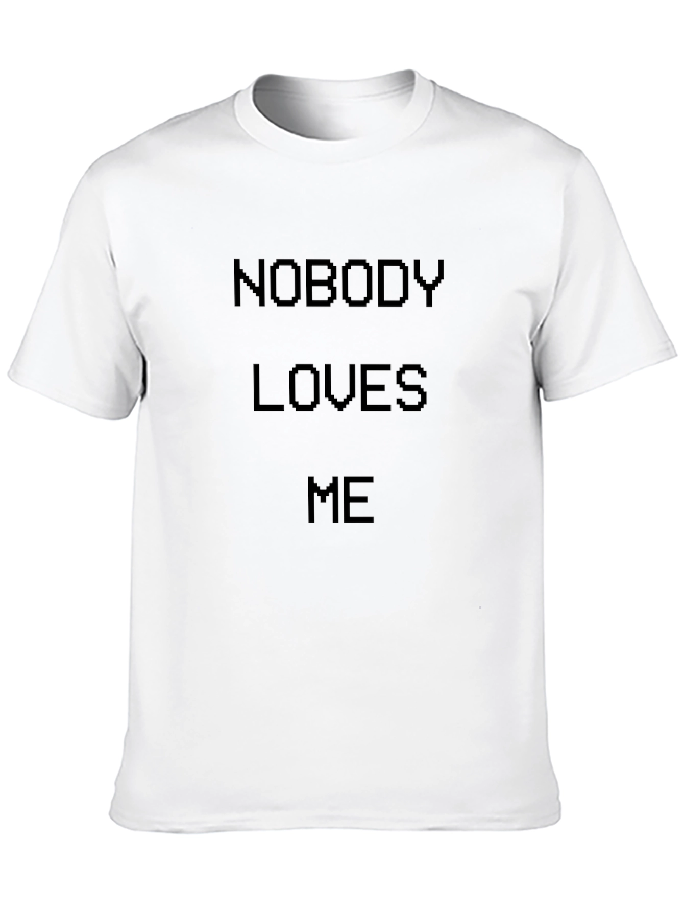 Nobody Loves Me Graphic T-Shirt - Black Tee