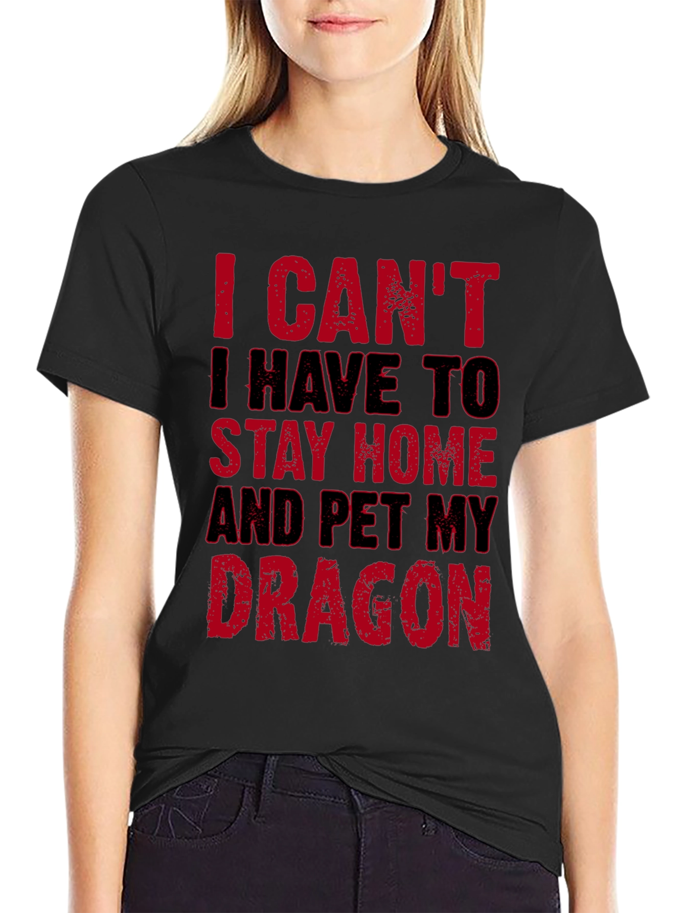 Pet My Dragon T-Shirt - Stay Home Funny Tee