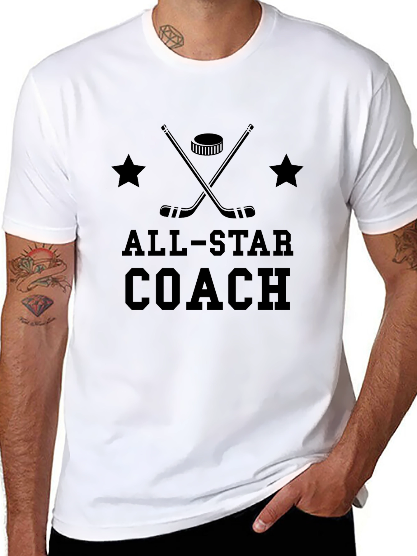 All-Star Coach Graphic Tee - Hockey Fan T-Shirt