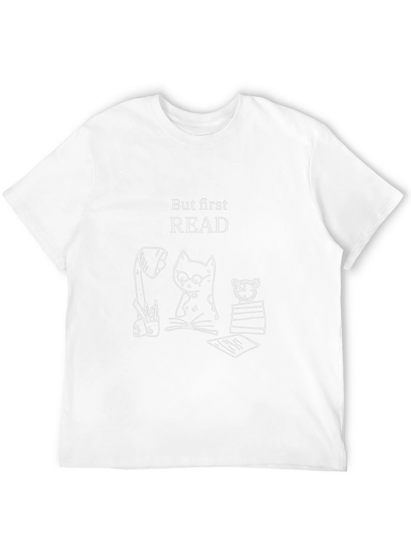 But First Read T-Shirt - Cat Lover Tee