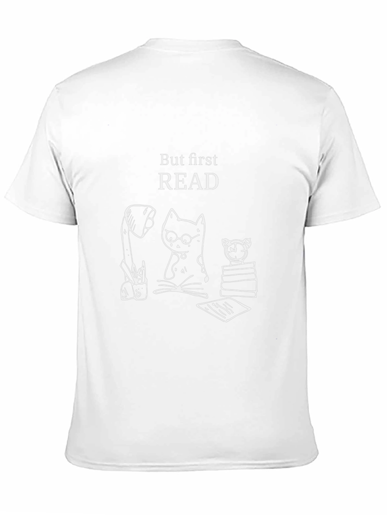 But First Read T-Shirt - Cat Lover Tee