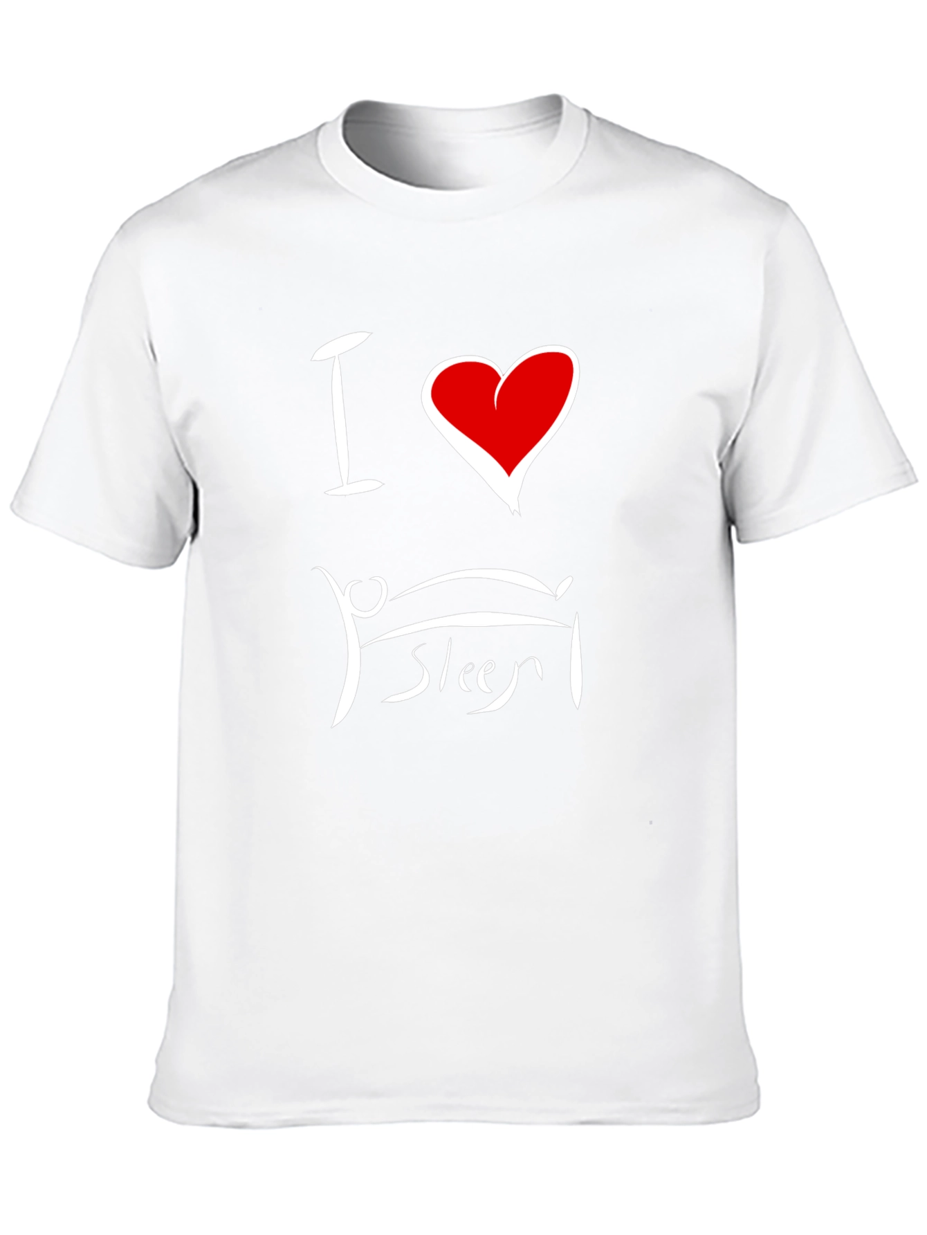 I Heart Sleep Black T-Shirt - Soft & Comfy