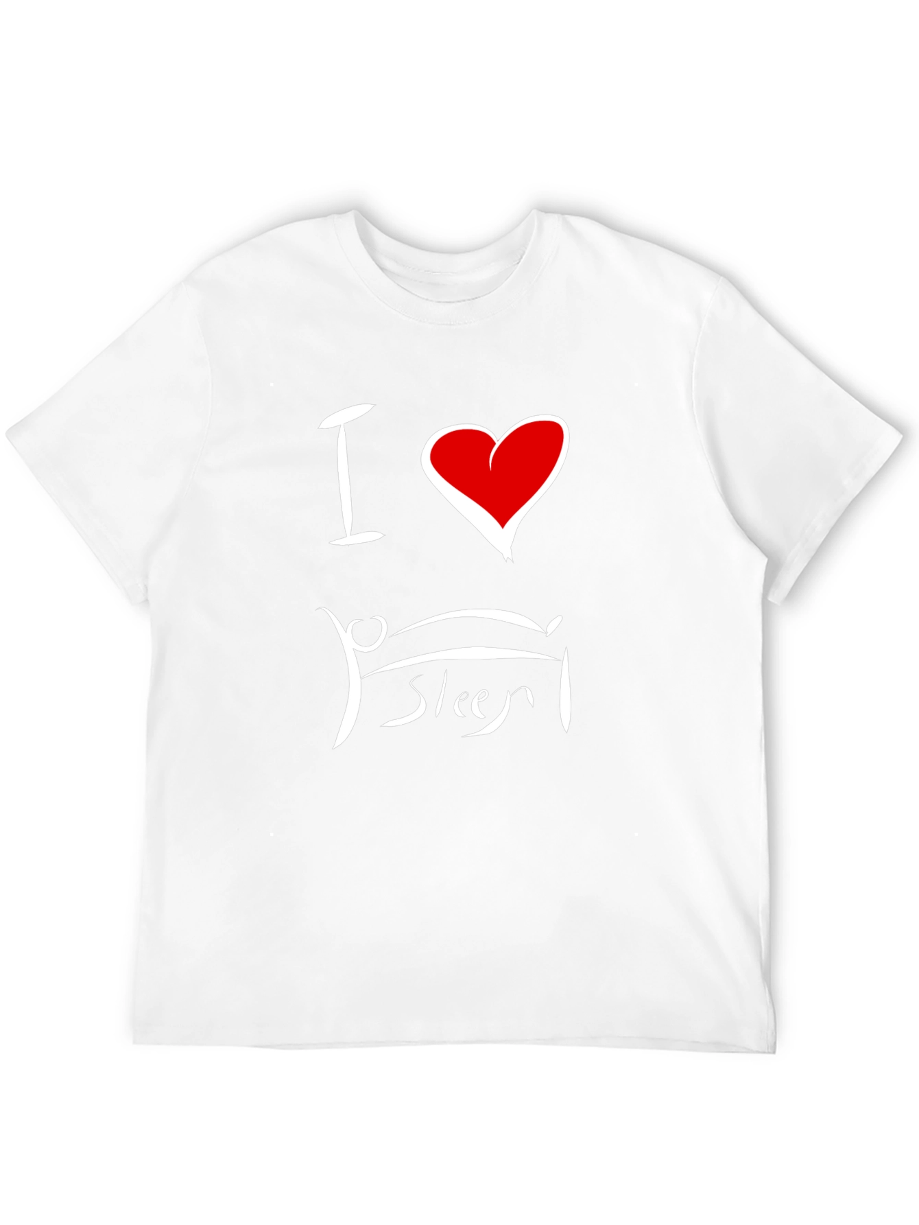I Heart Sleep Black T-Shirt - Soft & Comfy