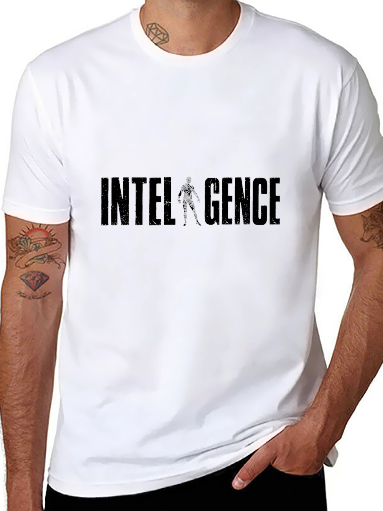 Intelligence Graphic Black T-Shirt