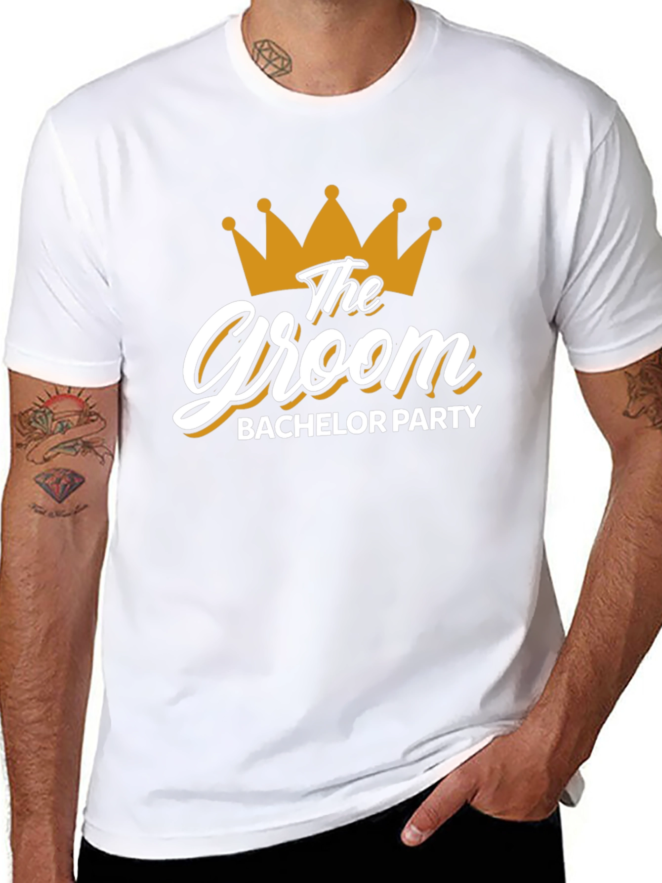 Groom Bachelor Party T-Shirt - Black