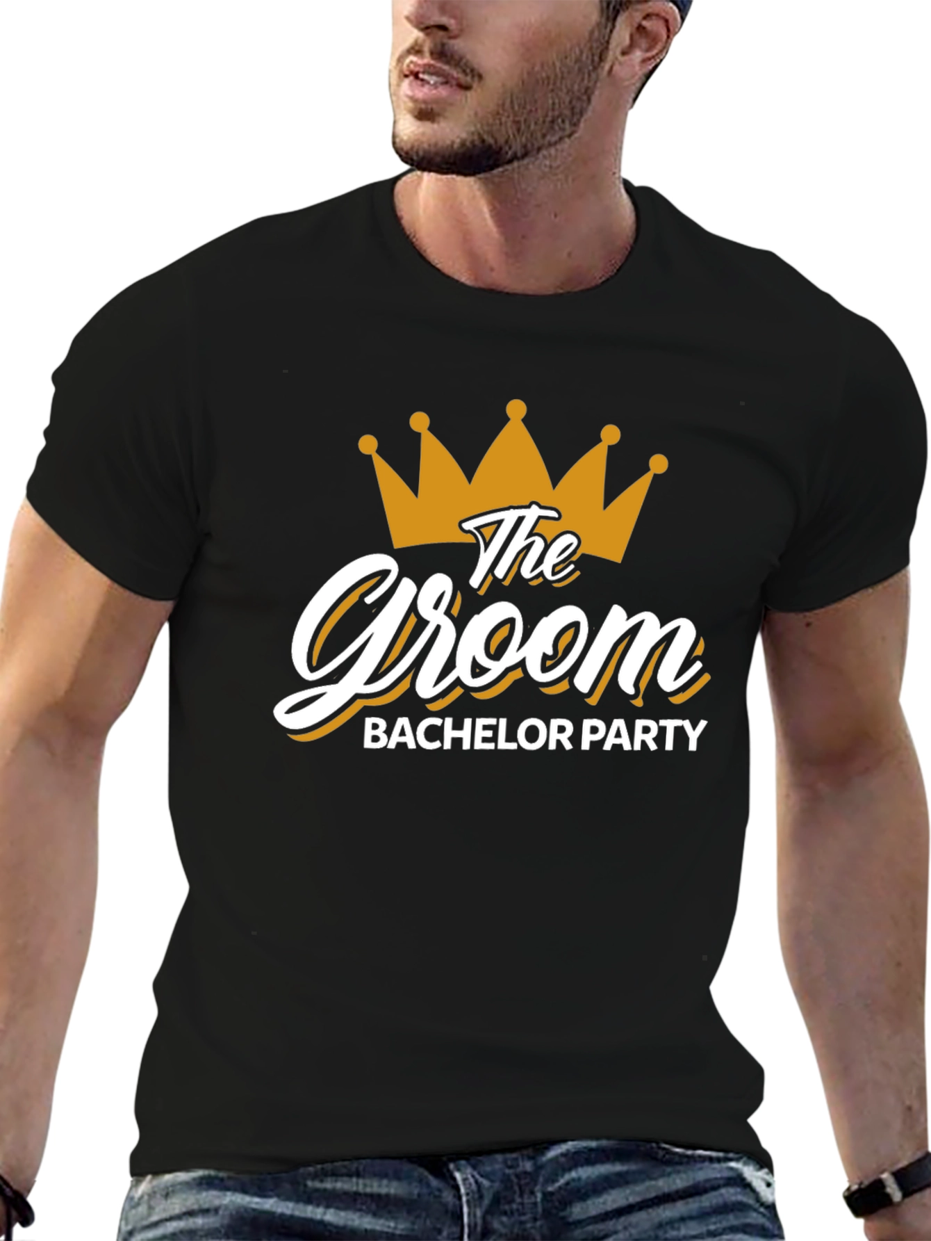 Groom Bachelor Party T-Shirt - Black