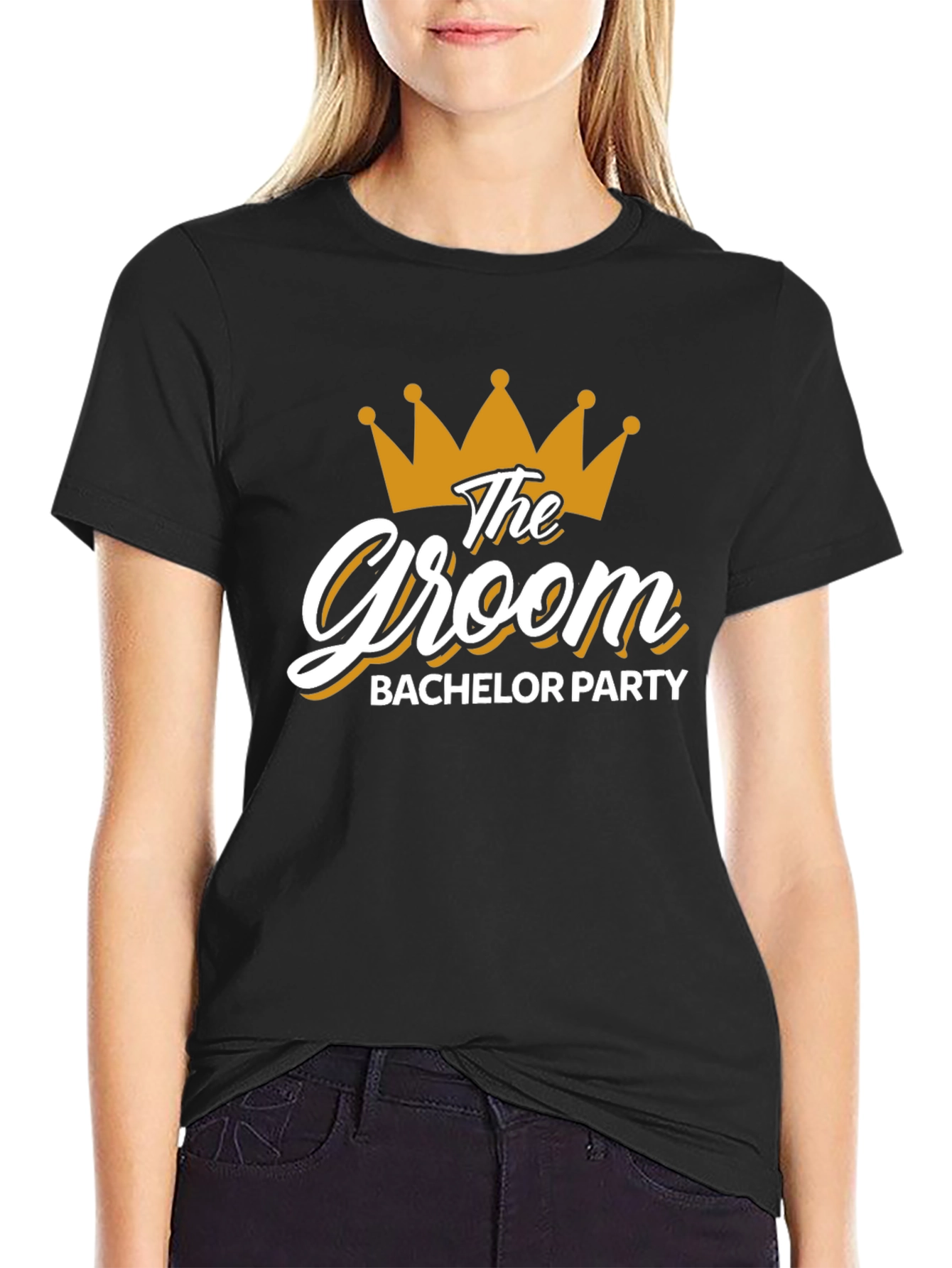 Groom Bachelor Party T-Shirt - Black