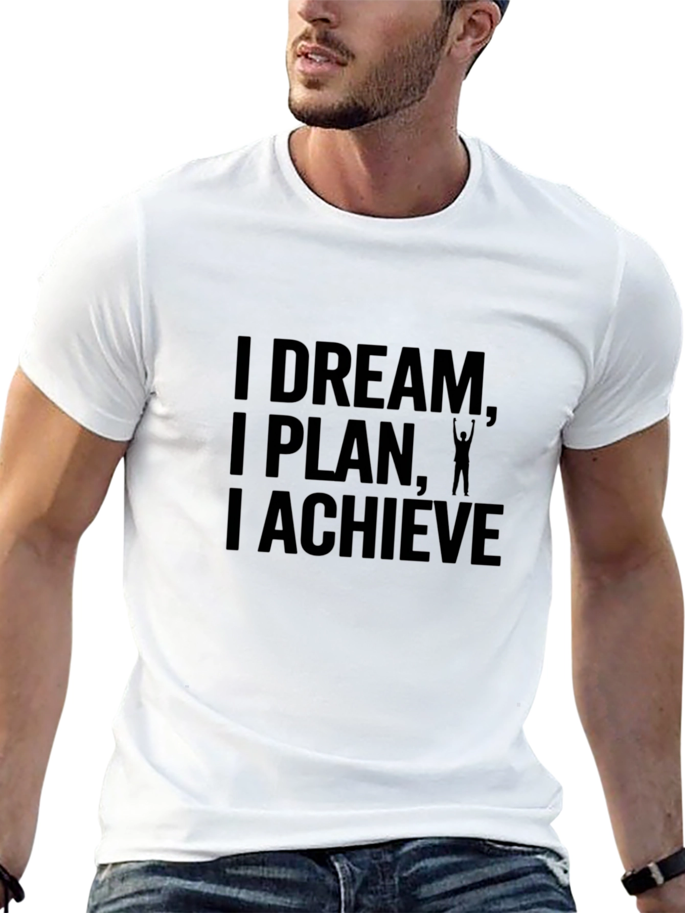Motivational T-Shirt - Dream Plan Achieve