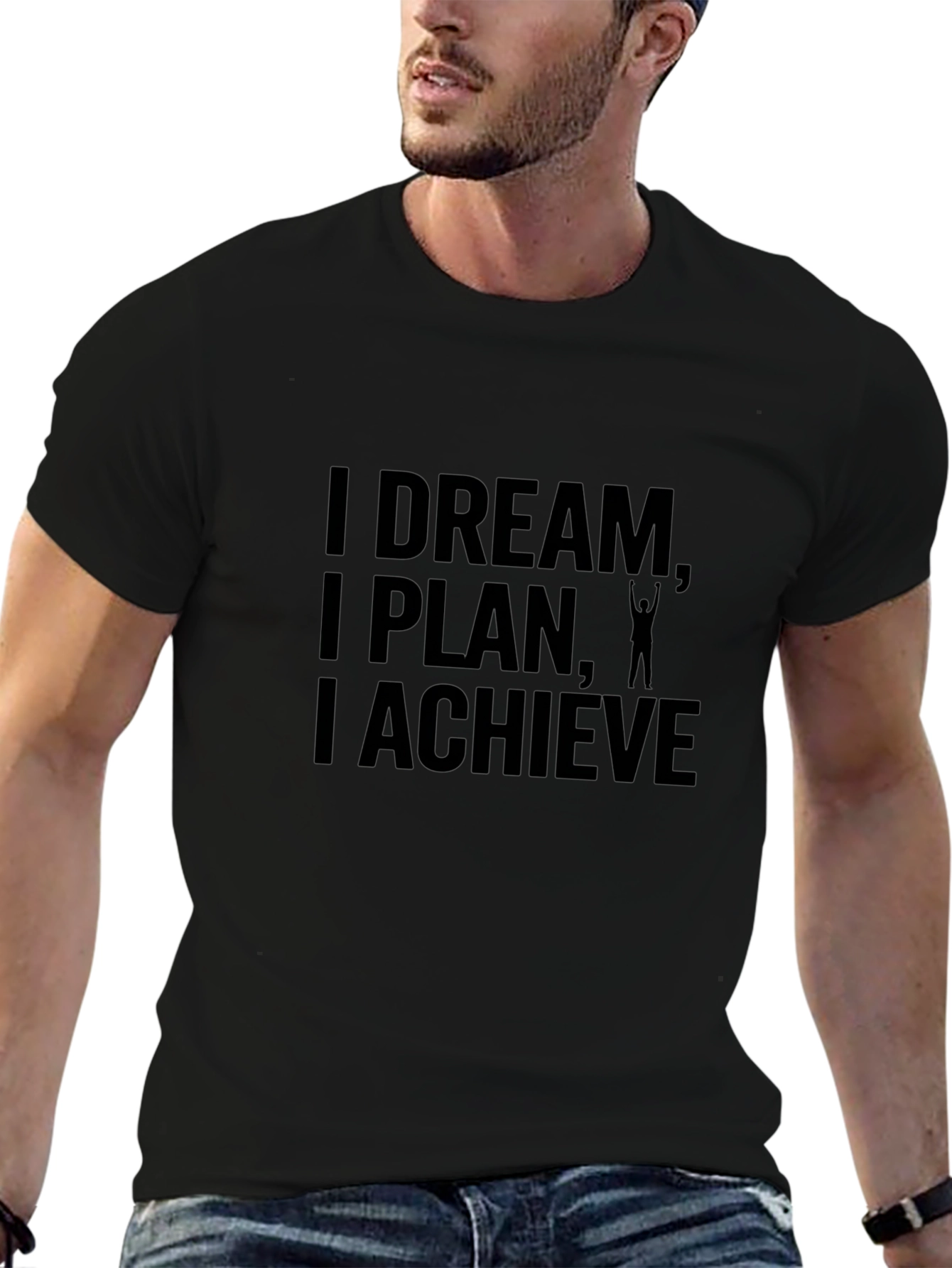 Motivational T-Shirt - Dream Plan Achieve