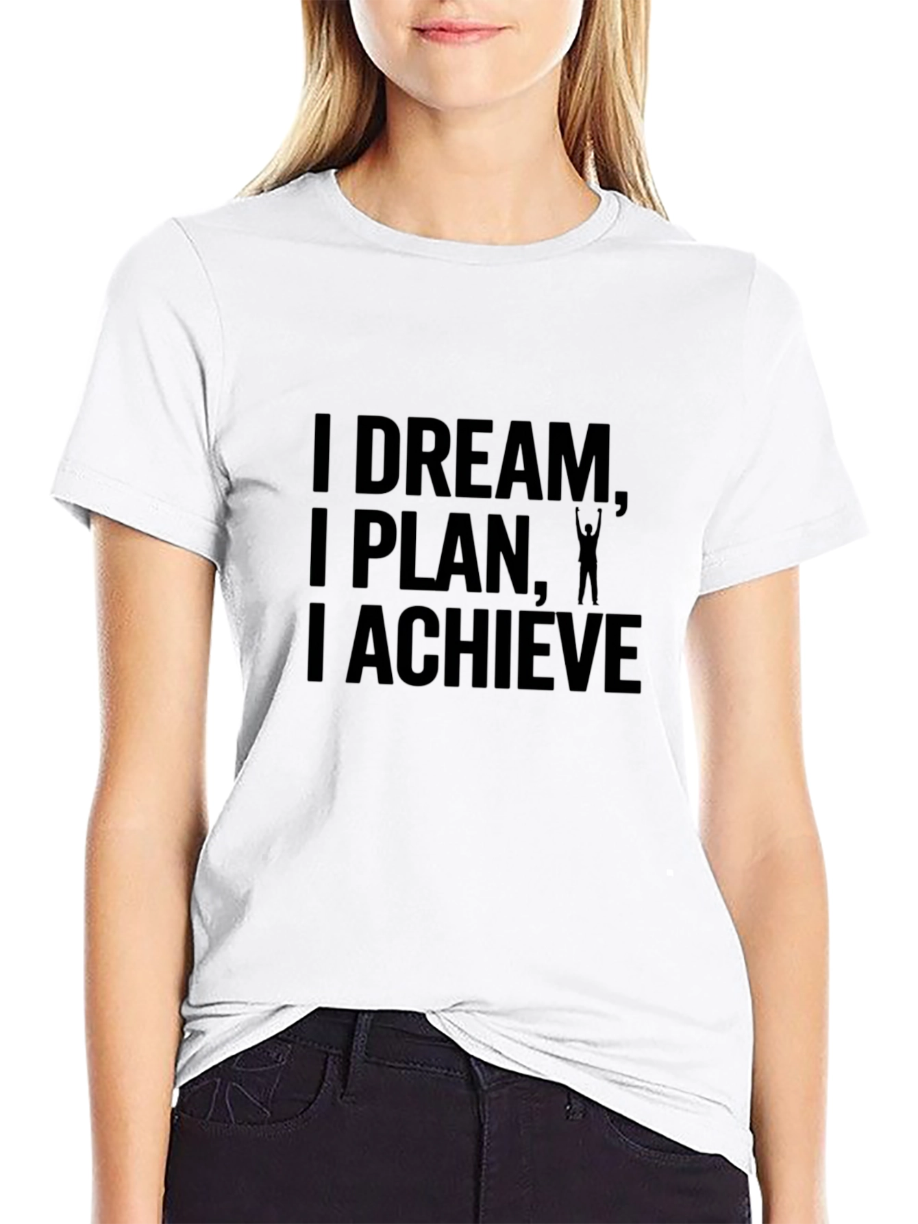 Motivational T-Shirt - Dream Plan Achieve