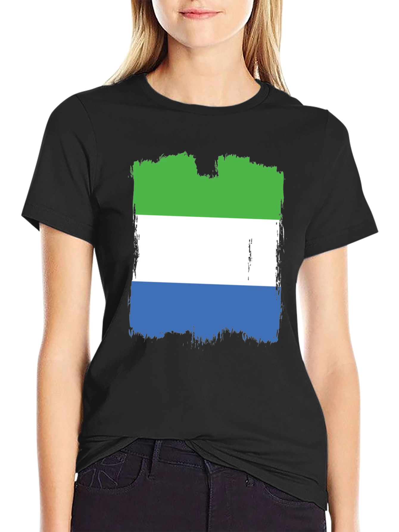 Sierra Leone Flag T-Shirt - Graphic Tee