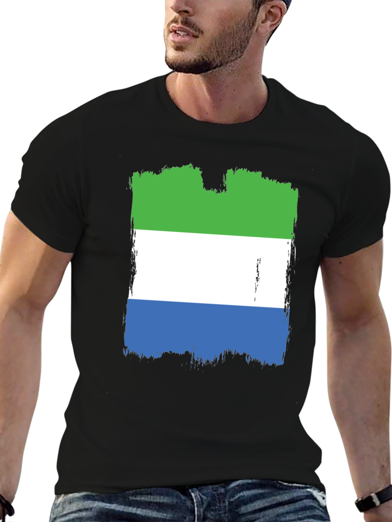 Sierra Leone Flag T-Shirt - Graphic Tee