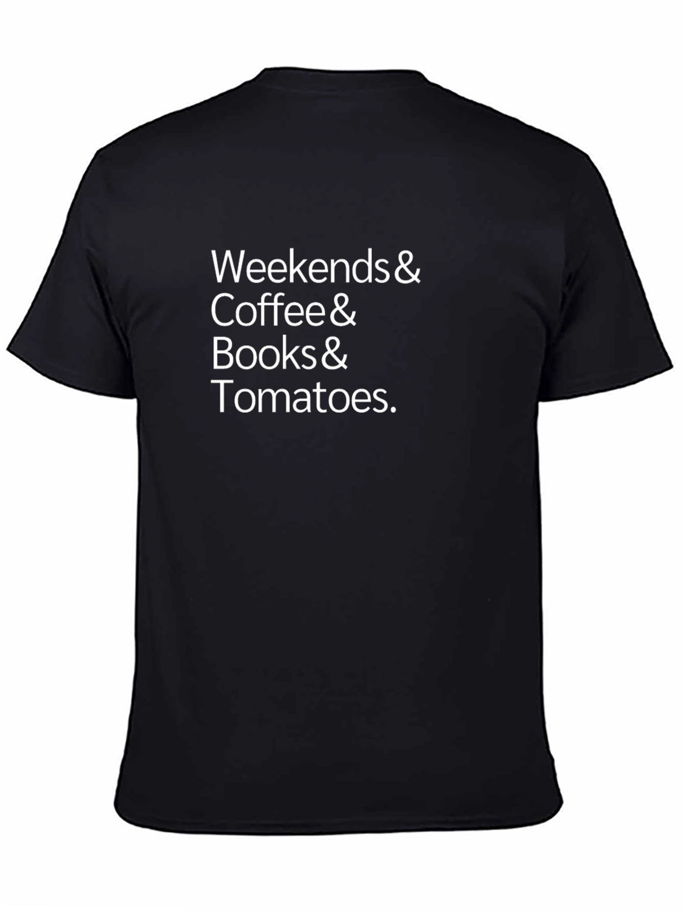 Weekends Coffee Books & Tomatoes Graphic Tee