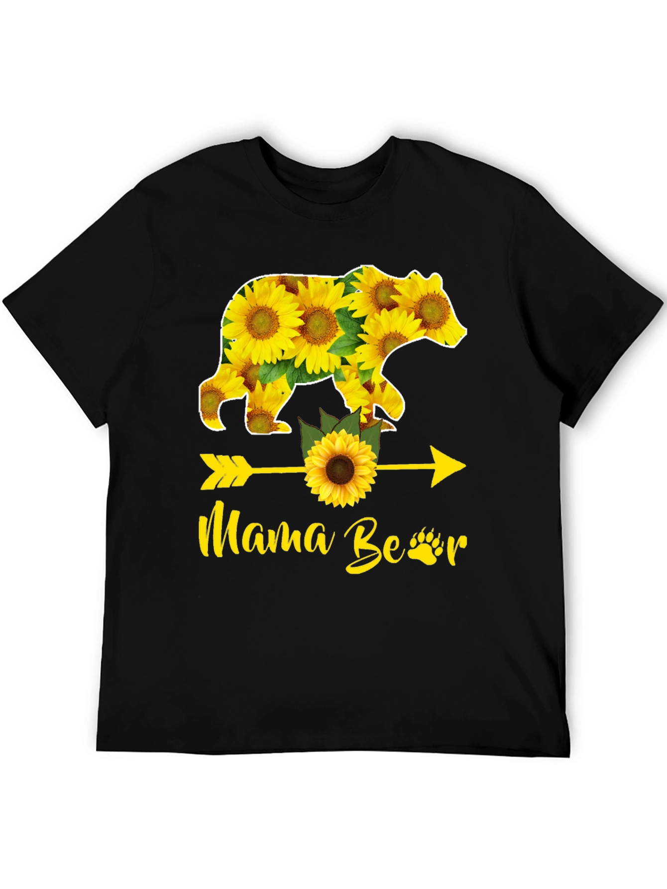 Mama Bear Sunflower Graphic Tee